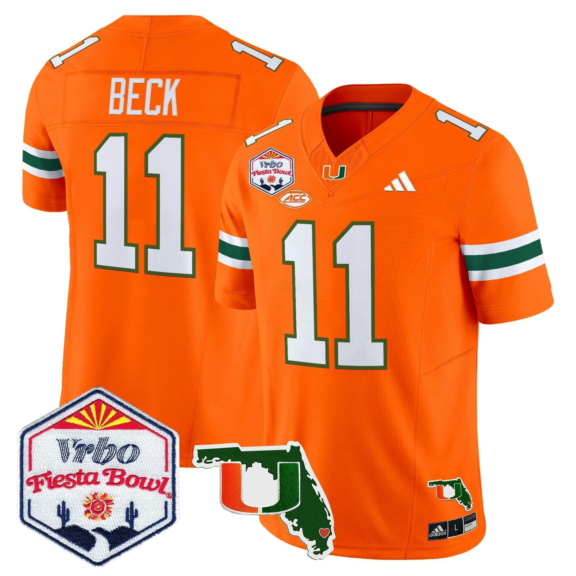 Camisa NCAA 2026 The Fiesta Bowl & Florida Patch Vapor Limited Jersey