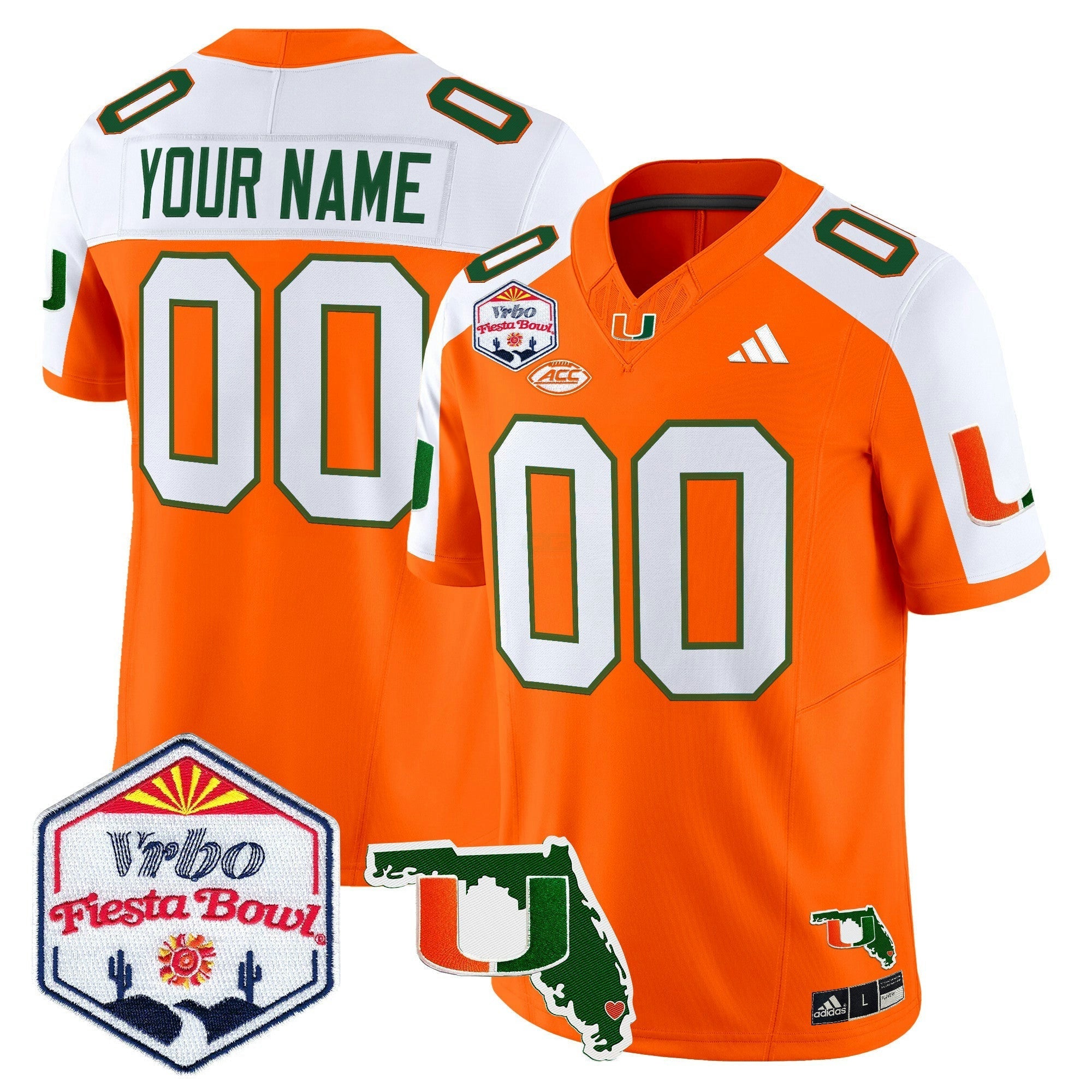 Camisa NCAA 2026 The Fiesta Bowl & Florida Patch Vapor Limited Jersey
