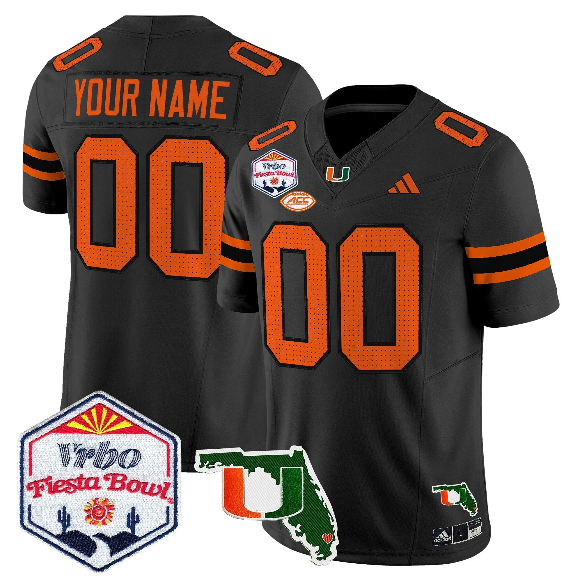 Camisa NCAA 2026 The Fiesta Bowl & Florida Patch Vapor Limited Jersey