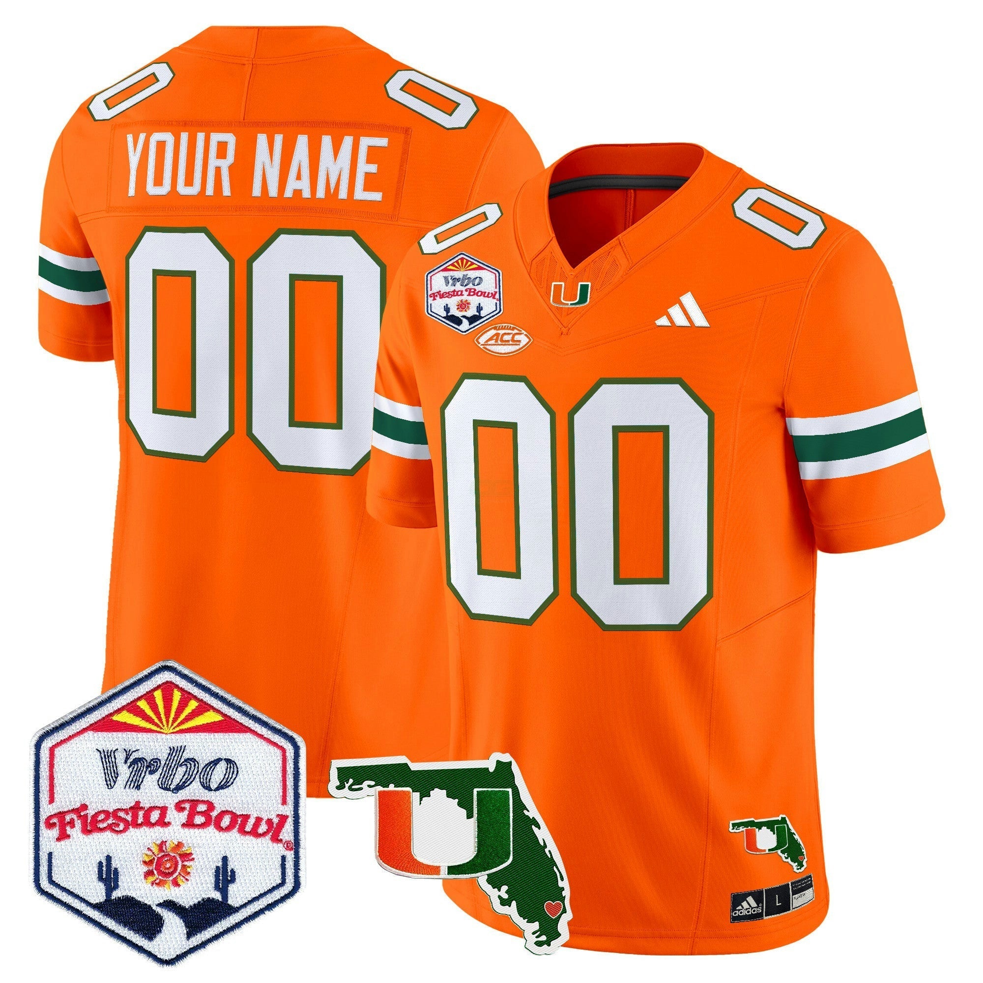 Camisa NCAA 2026 The Fiesta Bowl & Florida Patch Vapor Limited Jersey