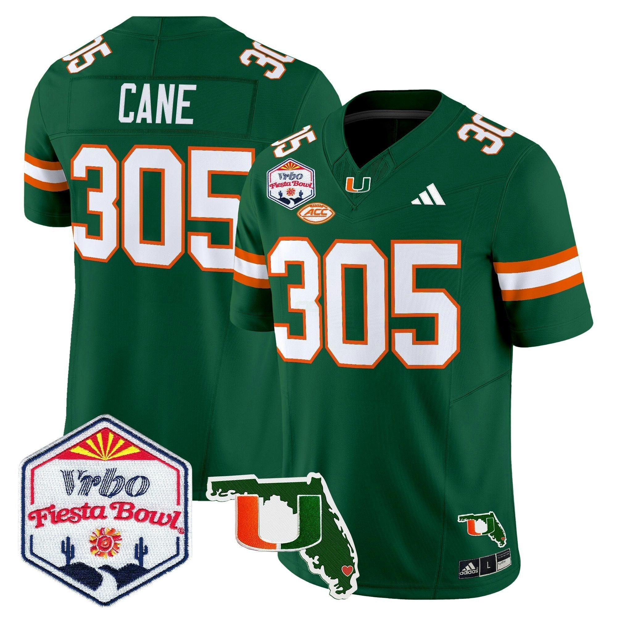 Camisa NCAA 2026 The Fiesta Bowl & Florida Patch Vapor Limited Jersey