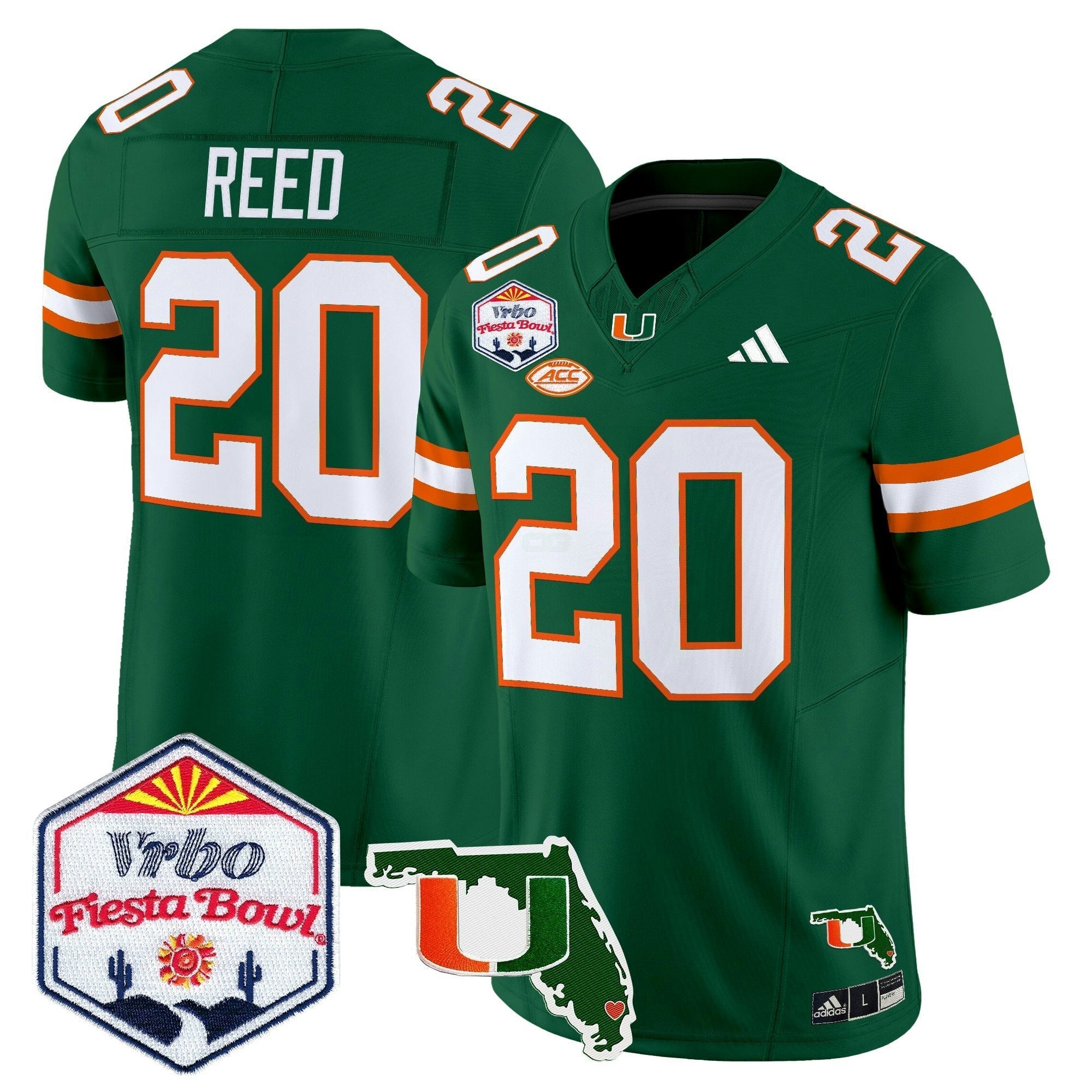 Camisa NCAA 2026 The Fiesta Bowl & Florida Patch Vapor Limited Jersey