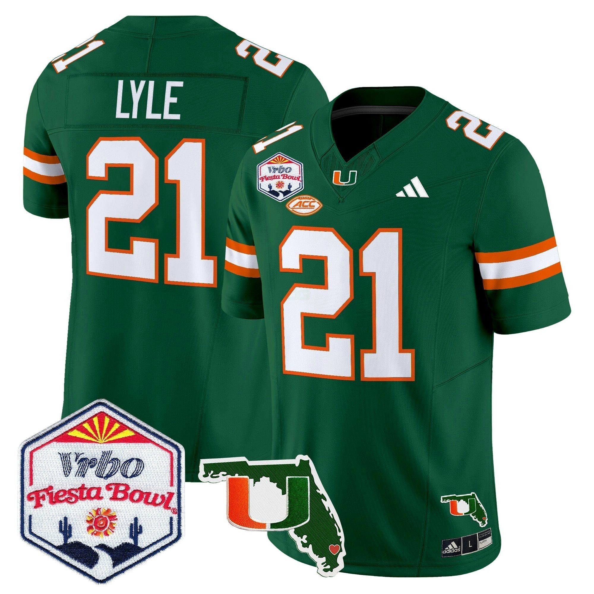 Camisa NCAA 2026 The Fiesta Bowl & Florida Patch Vapor Limited Jersey