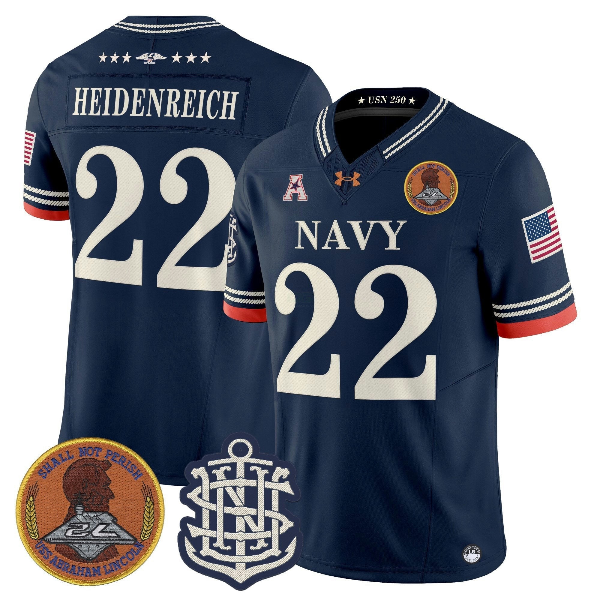 Camisa NCAA 250th Anniversary Vapor Limited Jersey - Stitched