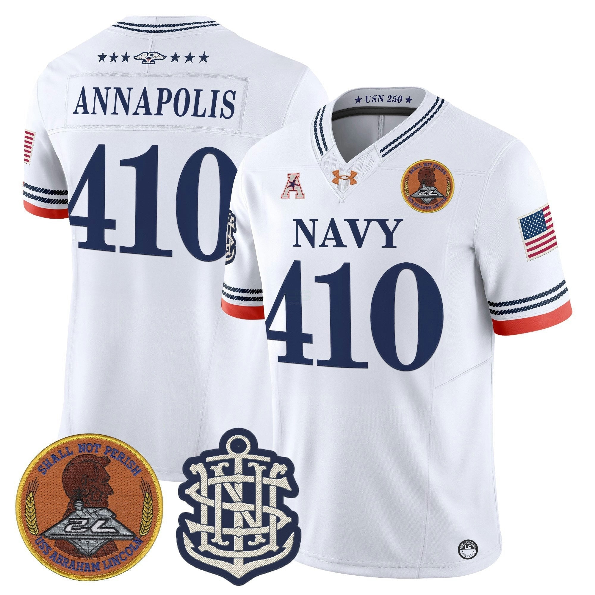 Camisa NCAA 250th Anniversary Vapor Limited Jersey - Stitched
