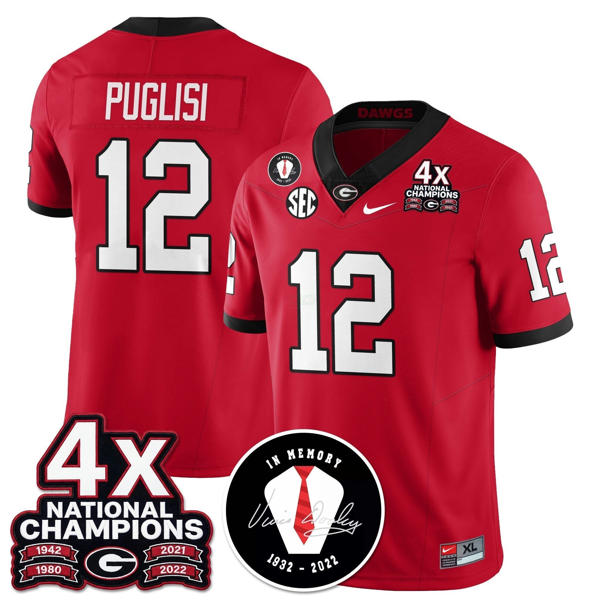 Camisa NCAA 4x-Time National Champions Vapor Limited Jersey