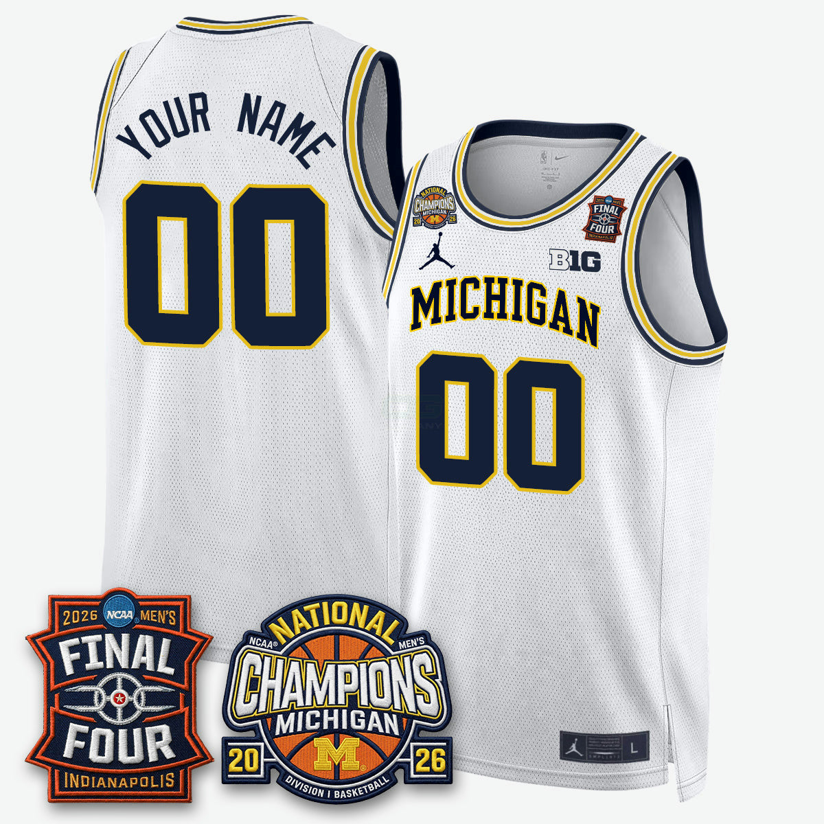Camisa NCAA Basketball National Champions Big Text Limited Vapor Jersey