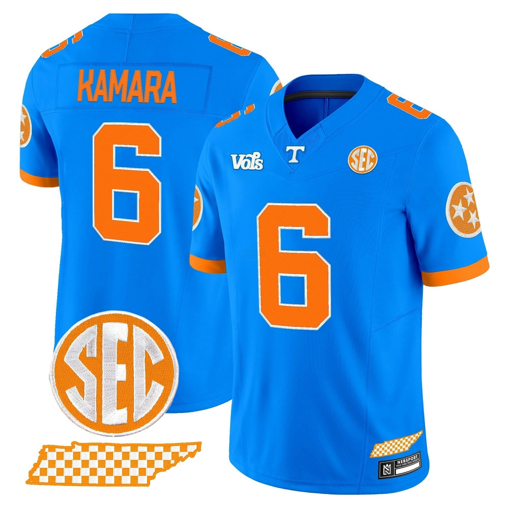 Camisa NCAA 'Blue Blaze Edition' Vapor Limited Jersey