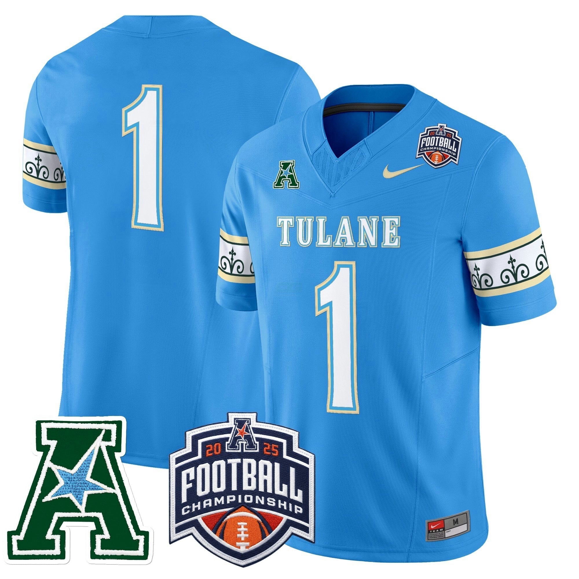 Camisa NCAA 'City Edition' Vapor Limited Jersey - 2025 American Athletic Conference Championship Patch