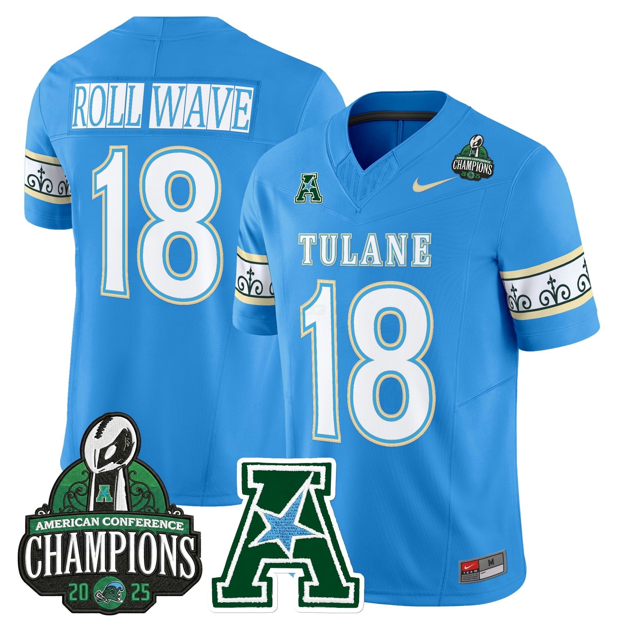 Camisa NCAA 'City Edition' Vapor Limited Jersey - 2025 American Athletic Conference Champions Patch