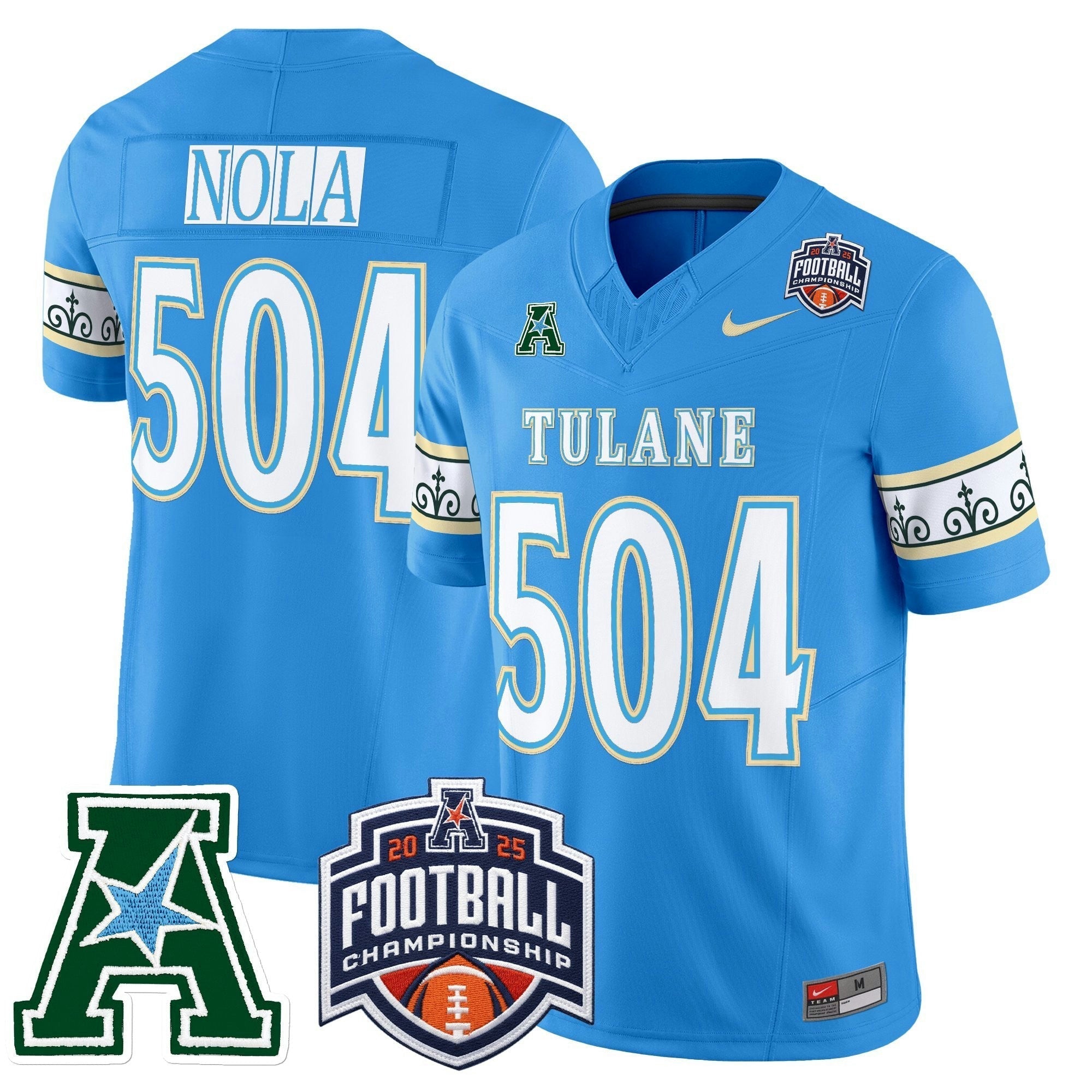 Camisa NCAA 'City Edition' Vapor Limited Jersey - 2025 American Athletic Conference Championship Patch