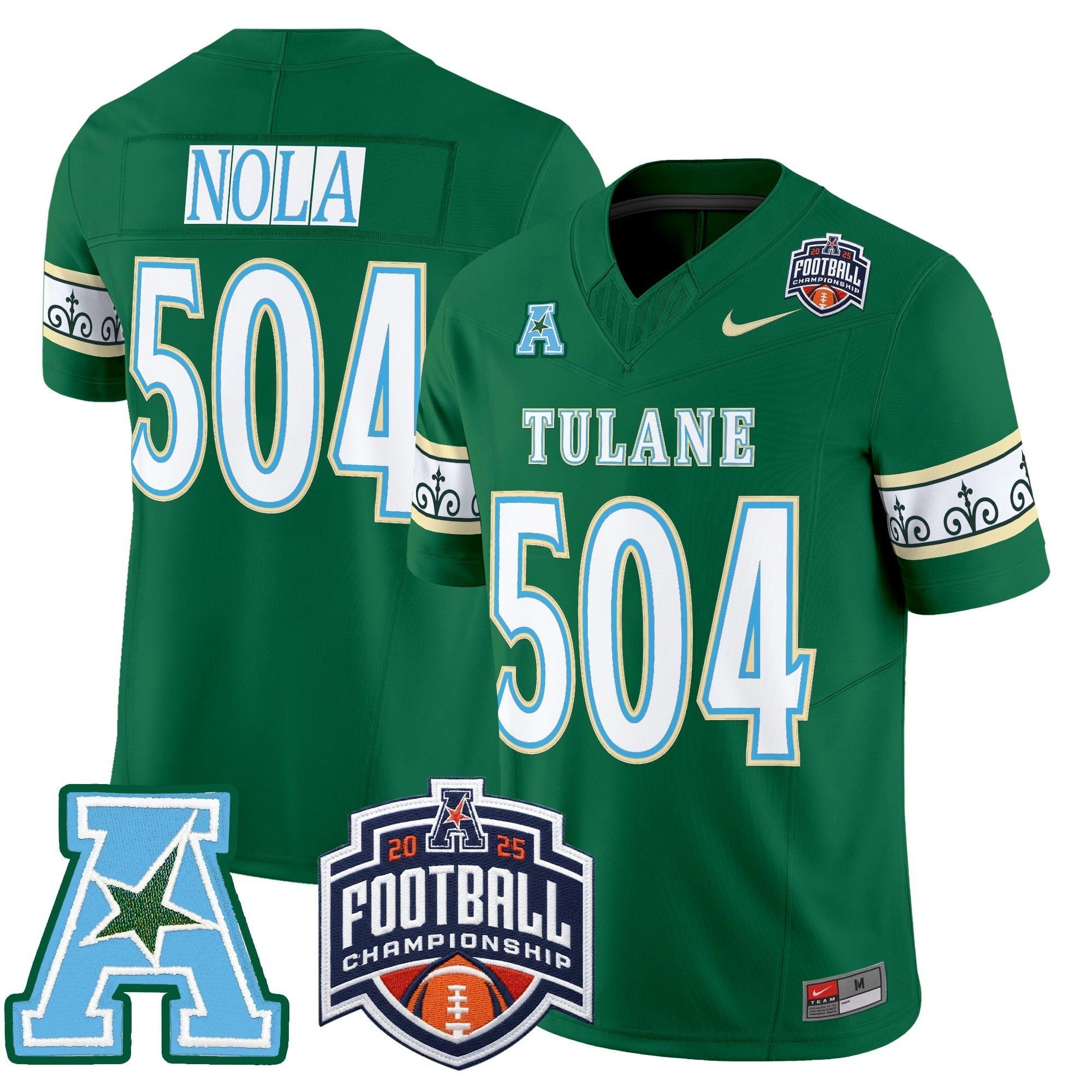Camisa NCAA 'City Edition' Vapor Limited Jersey - 2025 American Athletic Conference Championship Patch