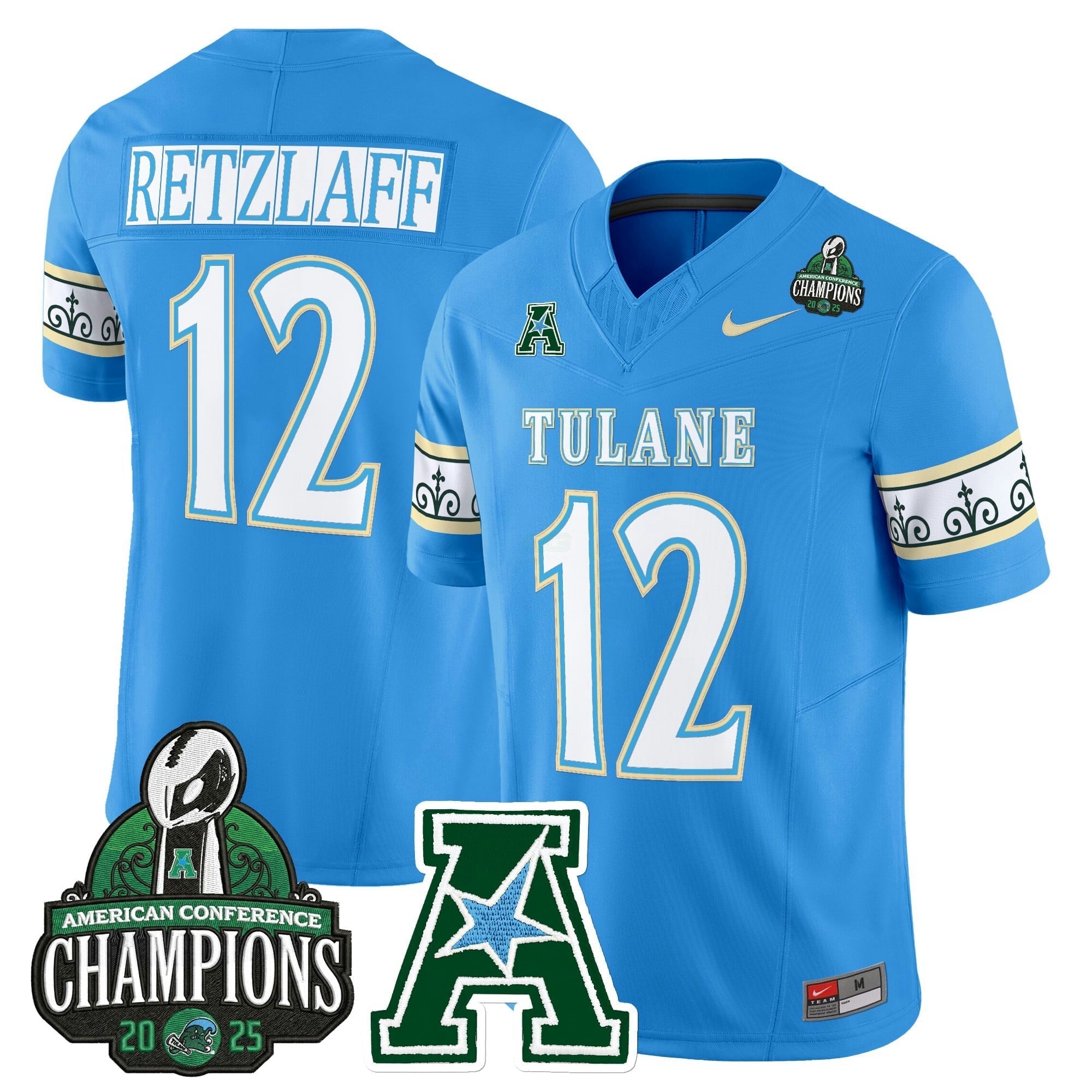 Camisa NCAA 'City Edition' Vapor Limited Jersey - 2025 American Athletic Conference Champions Patch