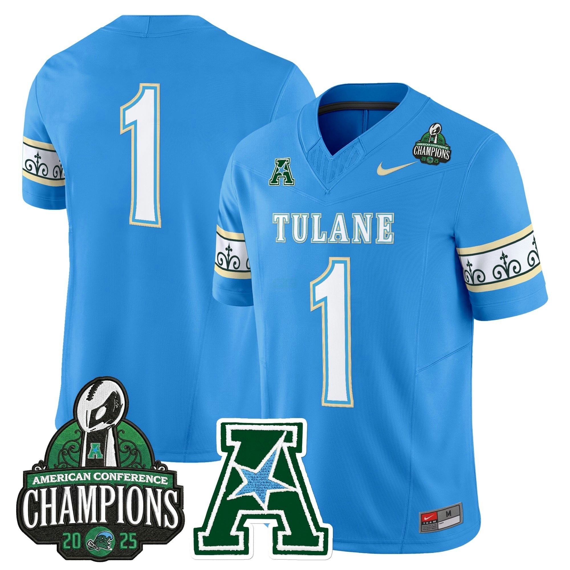 Camisa NCAA 'City Edition' Vapor Limited Jersey - 2025 American Athletic Conference Champions Patch