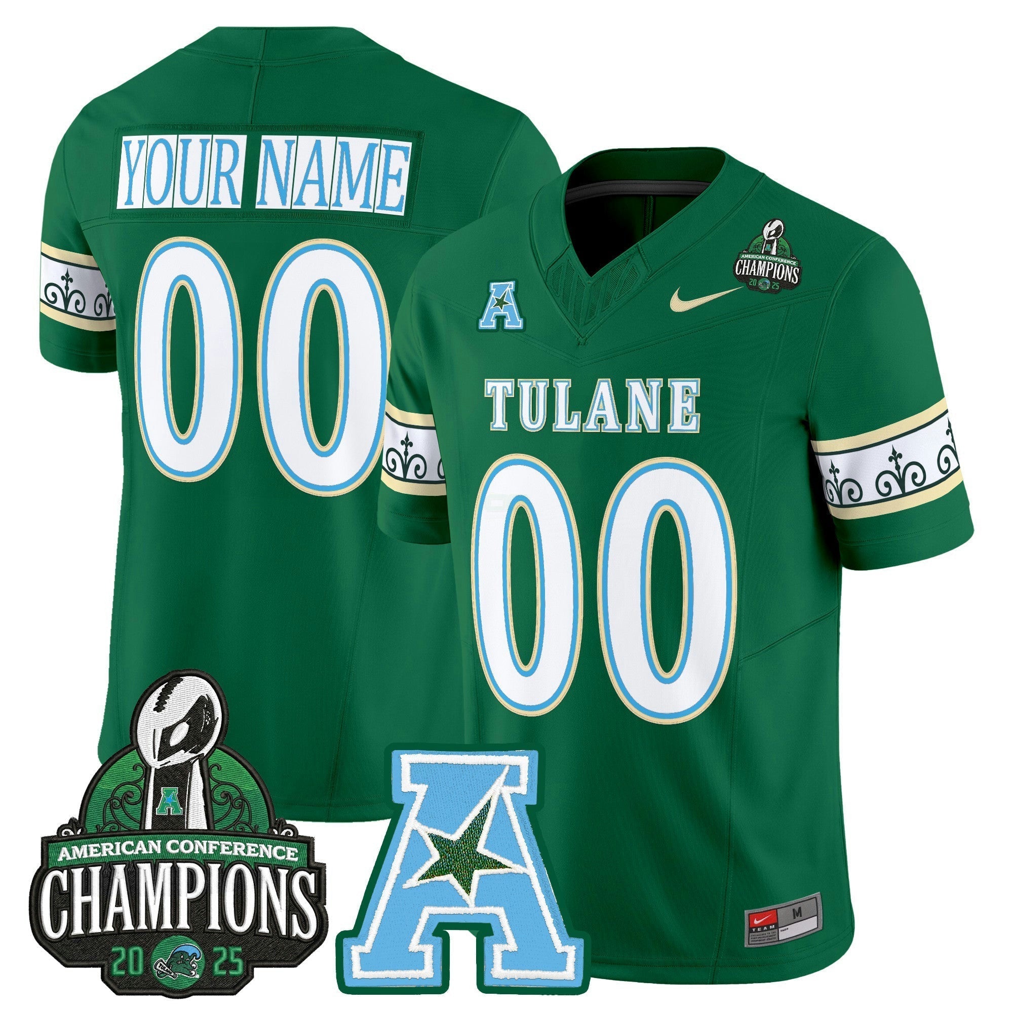 Camisa NCAA 'City Edition' Vapor Limited Jersey - 2025 American Athletic Conference Champions Patch