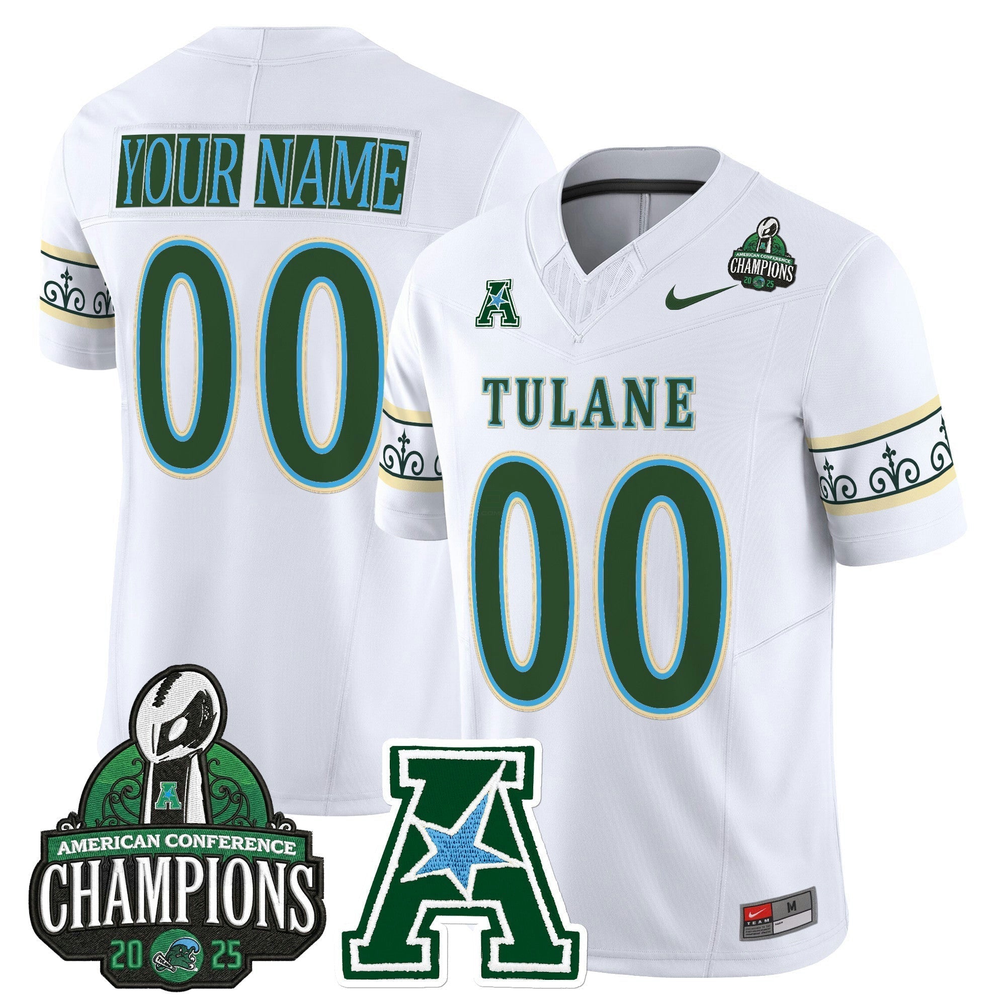 Camisa NCAA 'City Edition' Vapor Limited Jersey - 2025 American Athletic Conference Champions Patch
