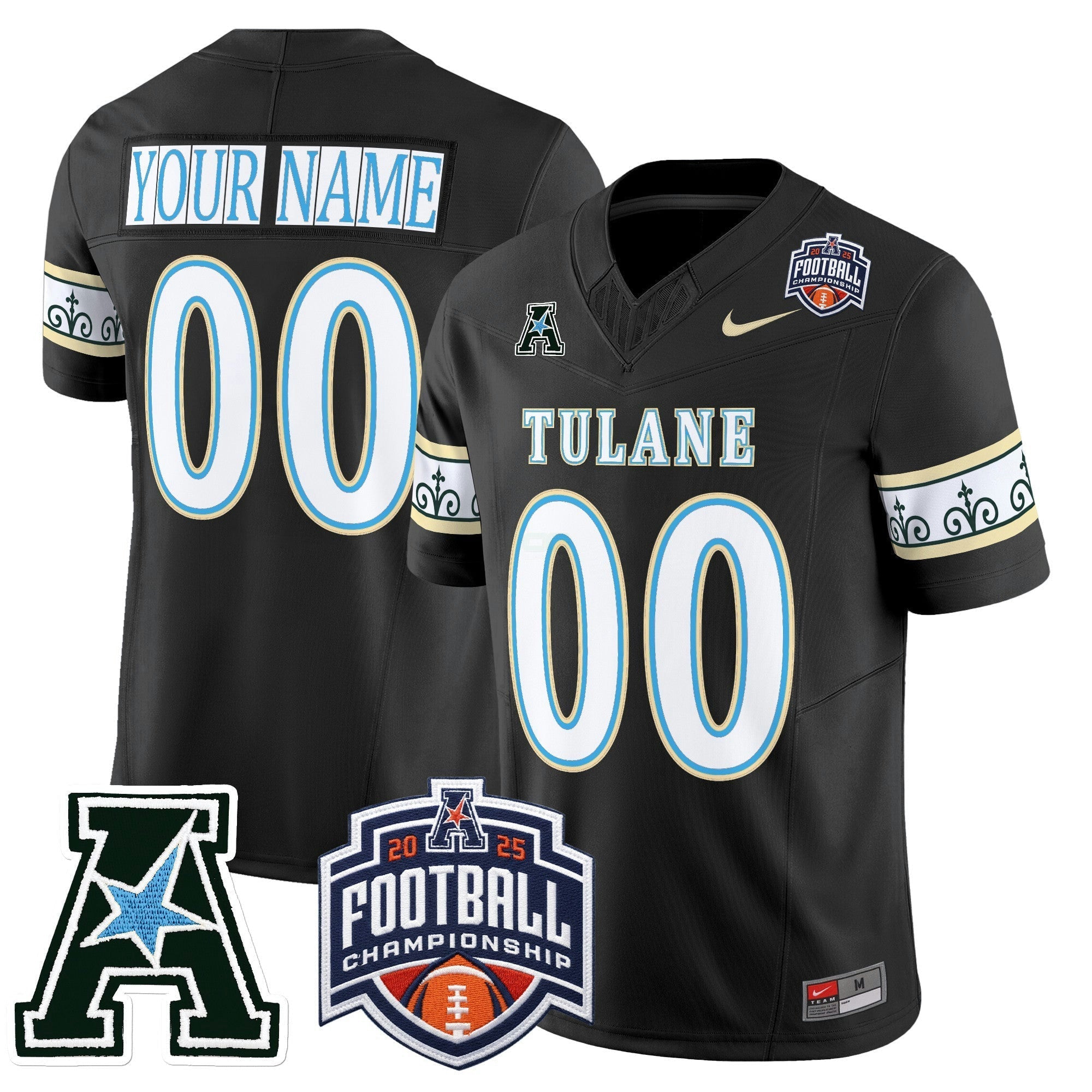 Camisa NCAA 'City Edition' Vapor Limited Jersey - 2025 American Athletic Conference Championship Patch