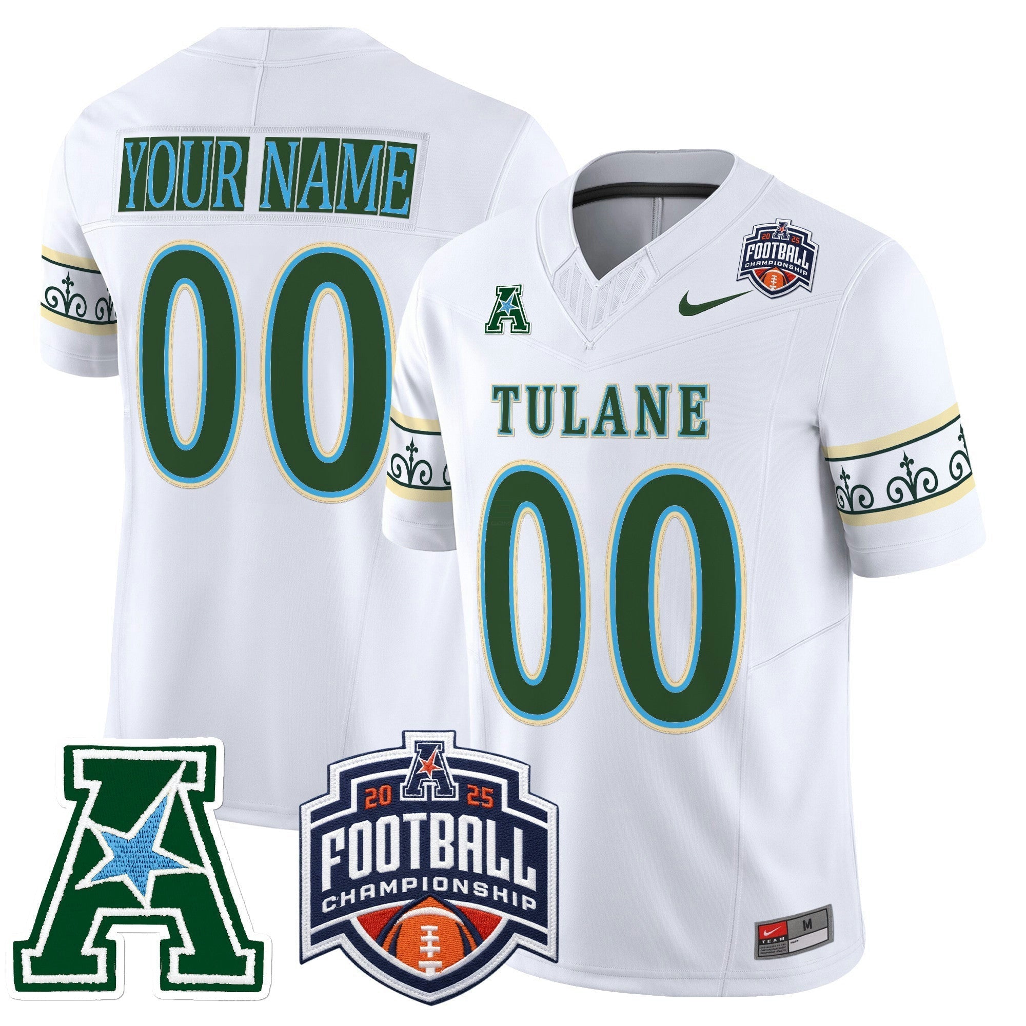 Camisa NCAA 'City Edition' Vapor Limited Jersey - 2025 American Athletic Conference Championship Patch