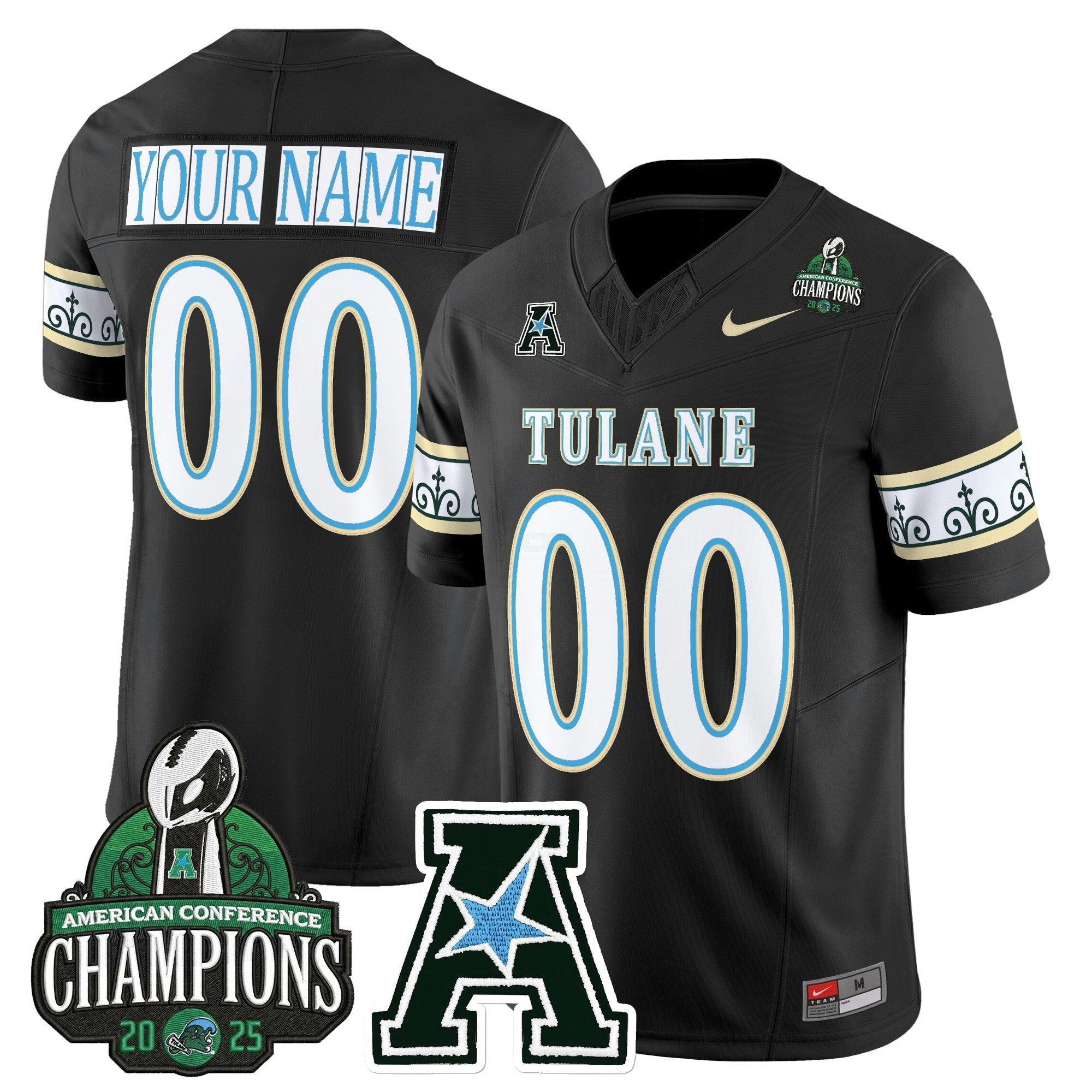 Camisa NCAA 'City Edition' Vapor Limited Jersey - 2025 American Athletic Conference Champions Patch