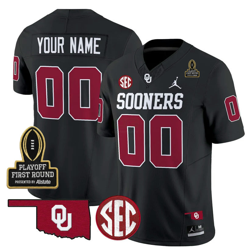 Camisa NCAA Custom 2025 Playoff First Round Patch Jersey
