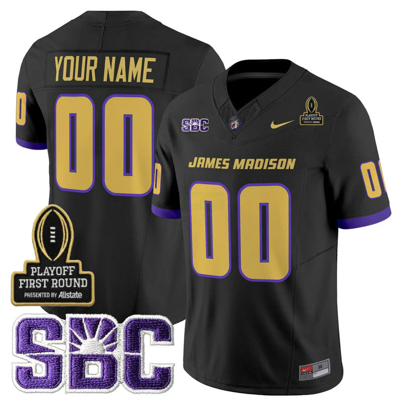 Camisa NCAA Custom 2025 Playoff First Round Patch Jersey