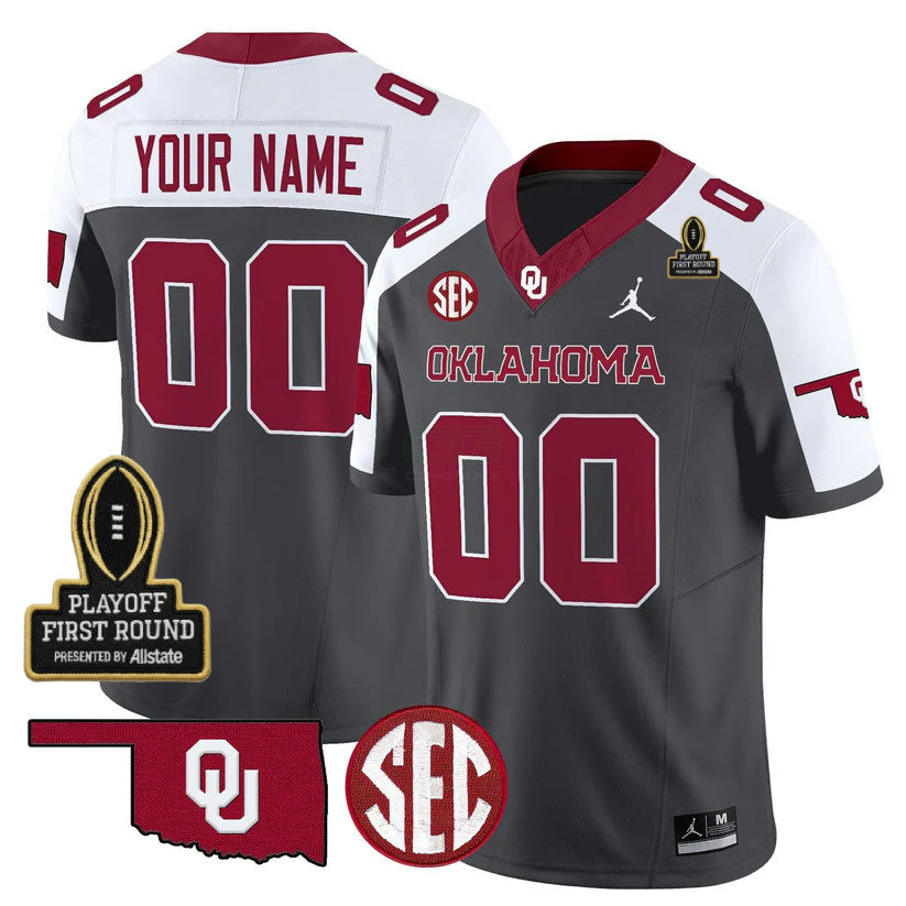 Camisa NCAA Custom 2025 Playoff First Round Patch Jersey