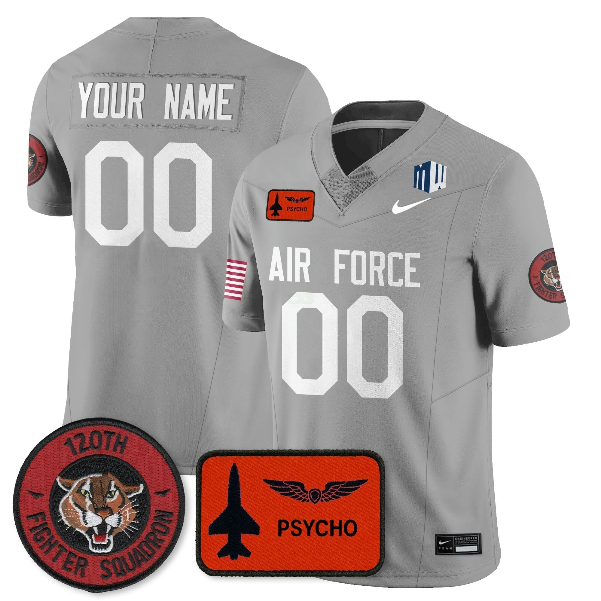 Camisa NCAA Custom Football 2025 Honor F-16 Jersey