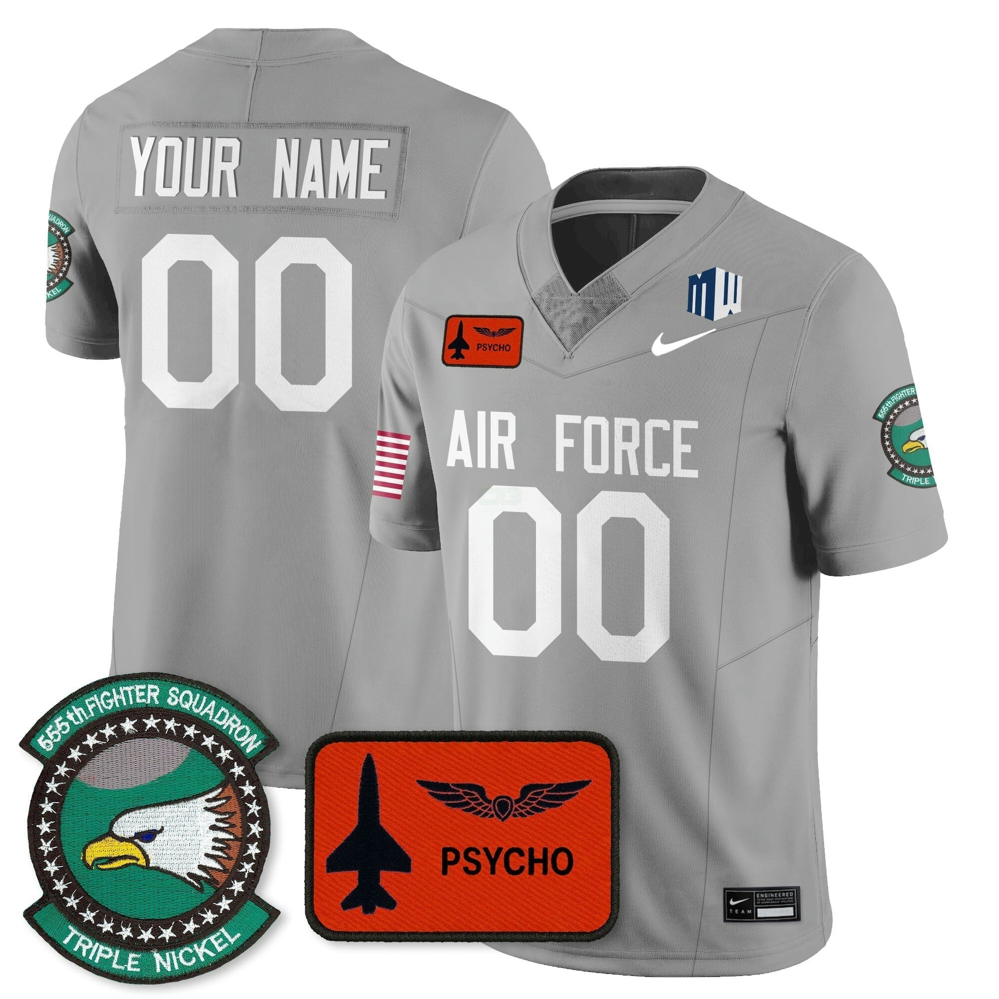 Camisa NCAA Custom Football 2025 Honor F-16 Jersey