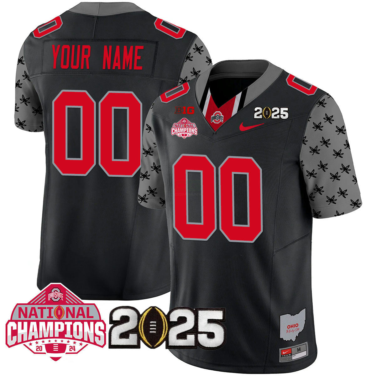 Camisa NCAA Custom Name/Gender 2024 National Champions Limited Jersey N2