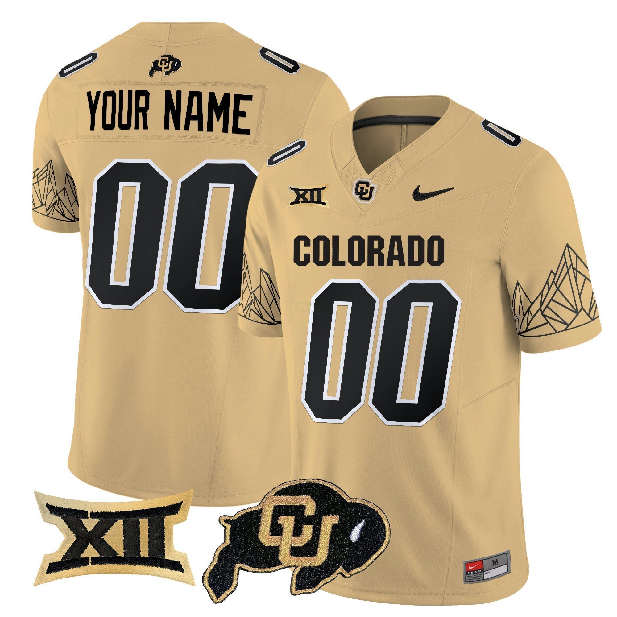Camisa NCAA Custom Name/Gender Vapor Limited Jersey V3 - Big 12 XII Patch