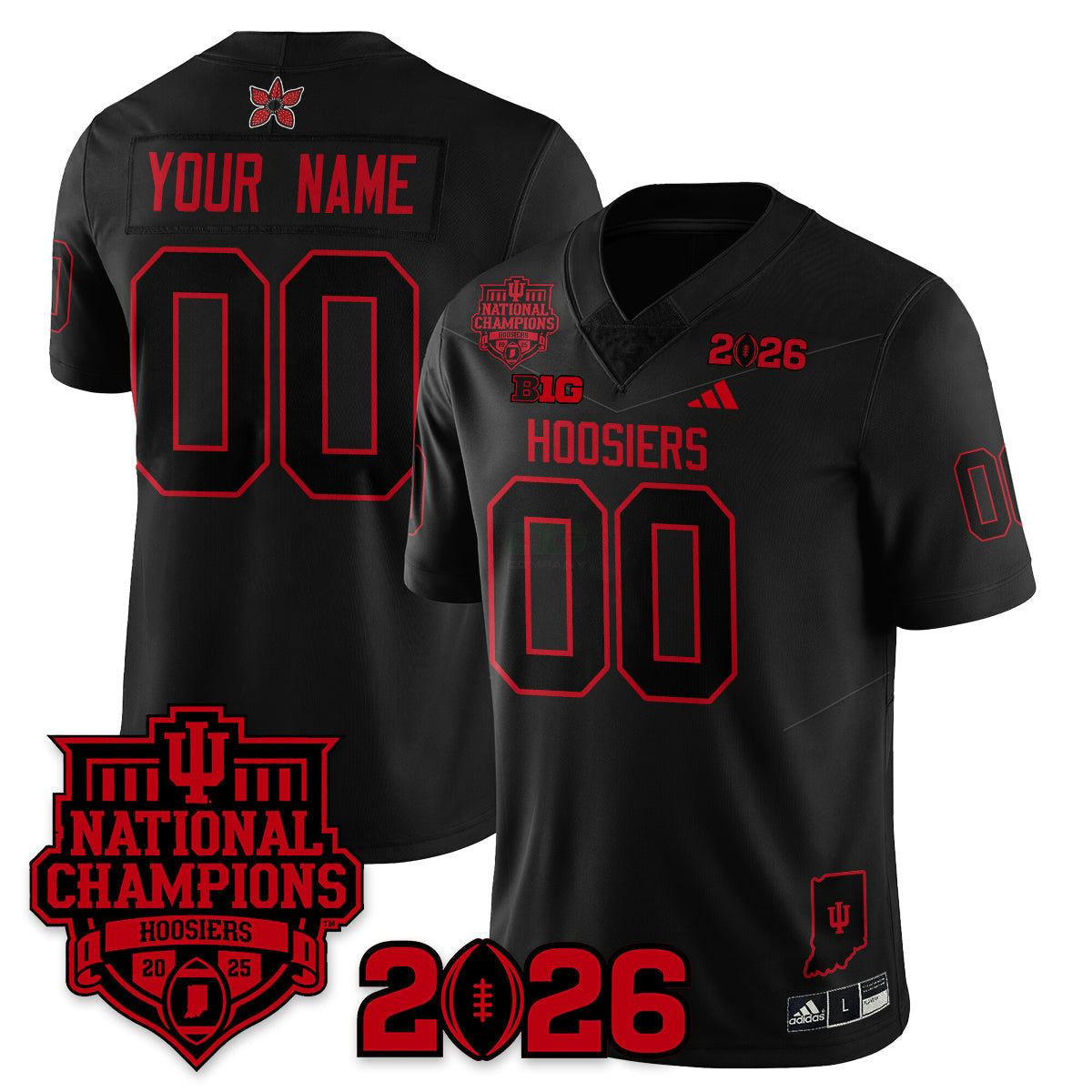 Camisa NCAA Custom Stranger Things Vapor Limited Jersey - 2025 National Champions