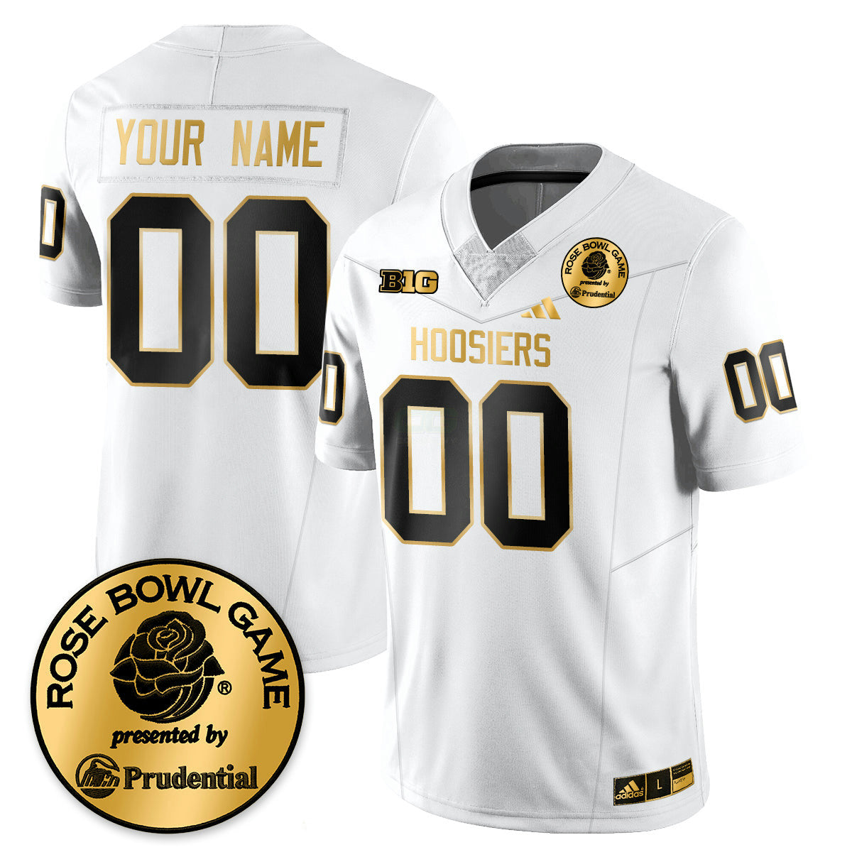 Camisa NCAA Custom Vapor Limited Football Gold Jersey - Rose Bowl