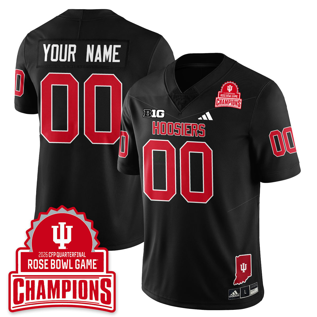 Camisa NCAA Custom Vapor Limited Jersey - Rose Bowl Champions