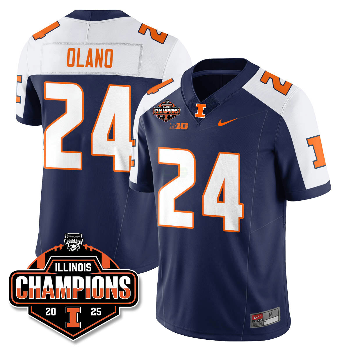 Camisa NCAA Football 2025 Music City Bowl Champions Limited Jersey