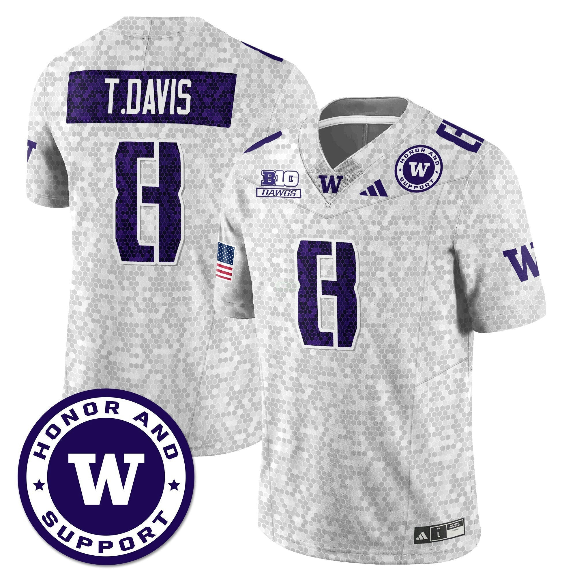 Camisa NCAA Football Honor and Support Uniform