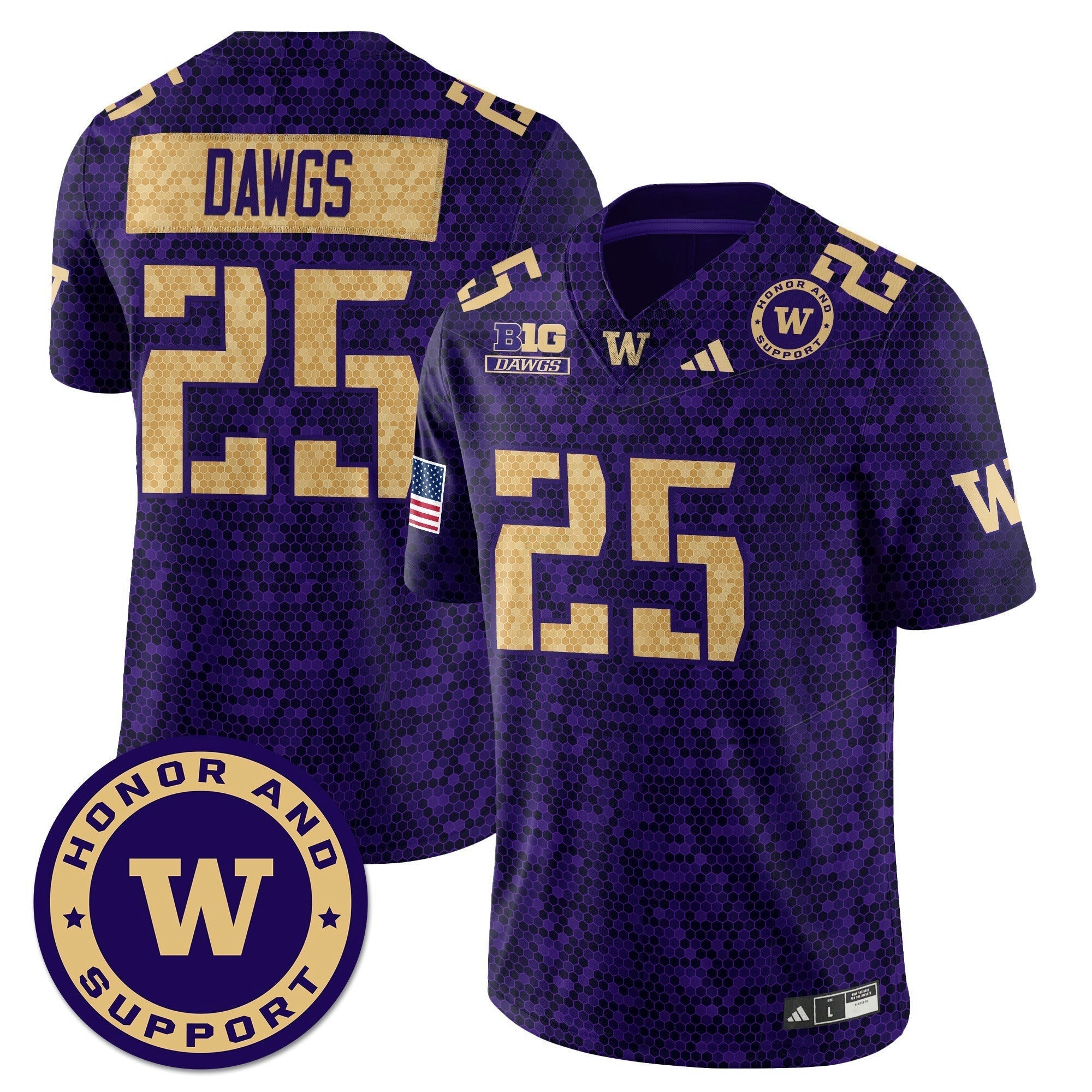 Camisa NCAA Football Honor and Support Uniform