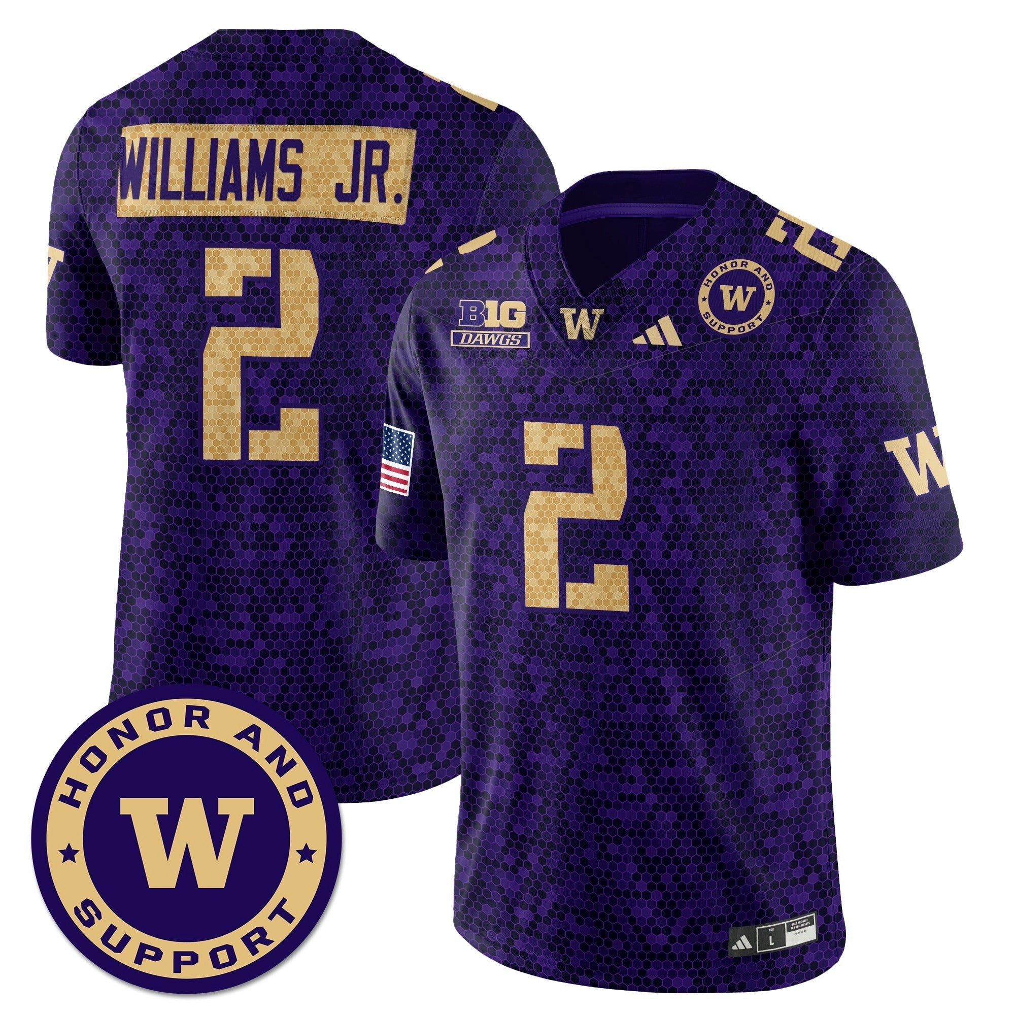 Camisa NCAA Football Honor and Support Uniform