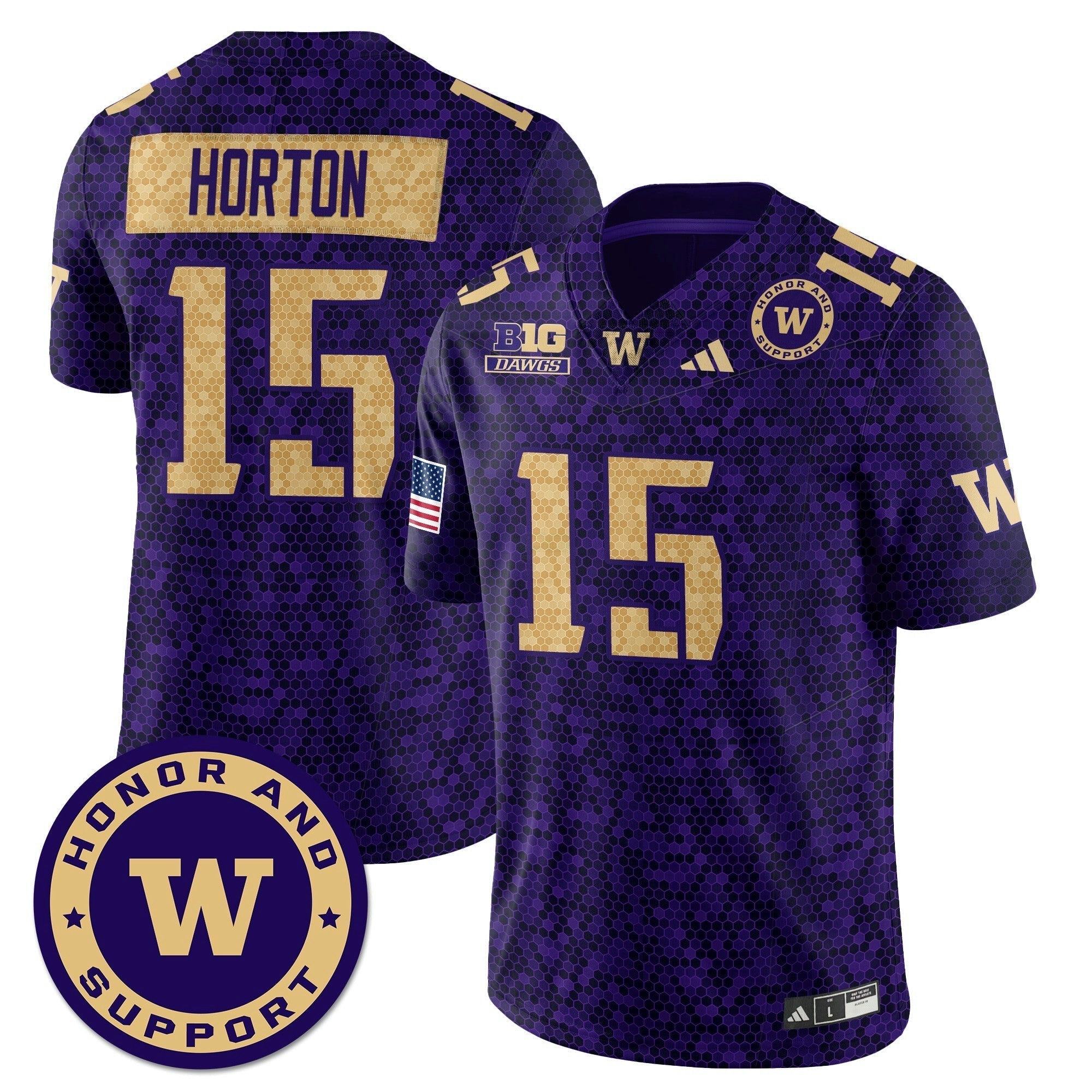 Camisa NCAA Football Honor and Support Uniform