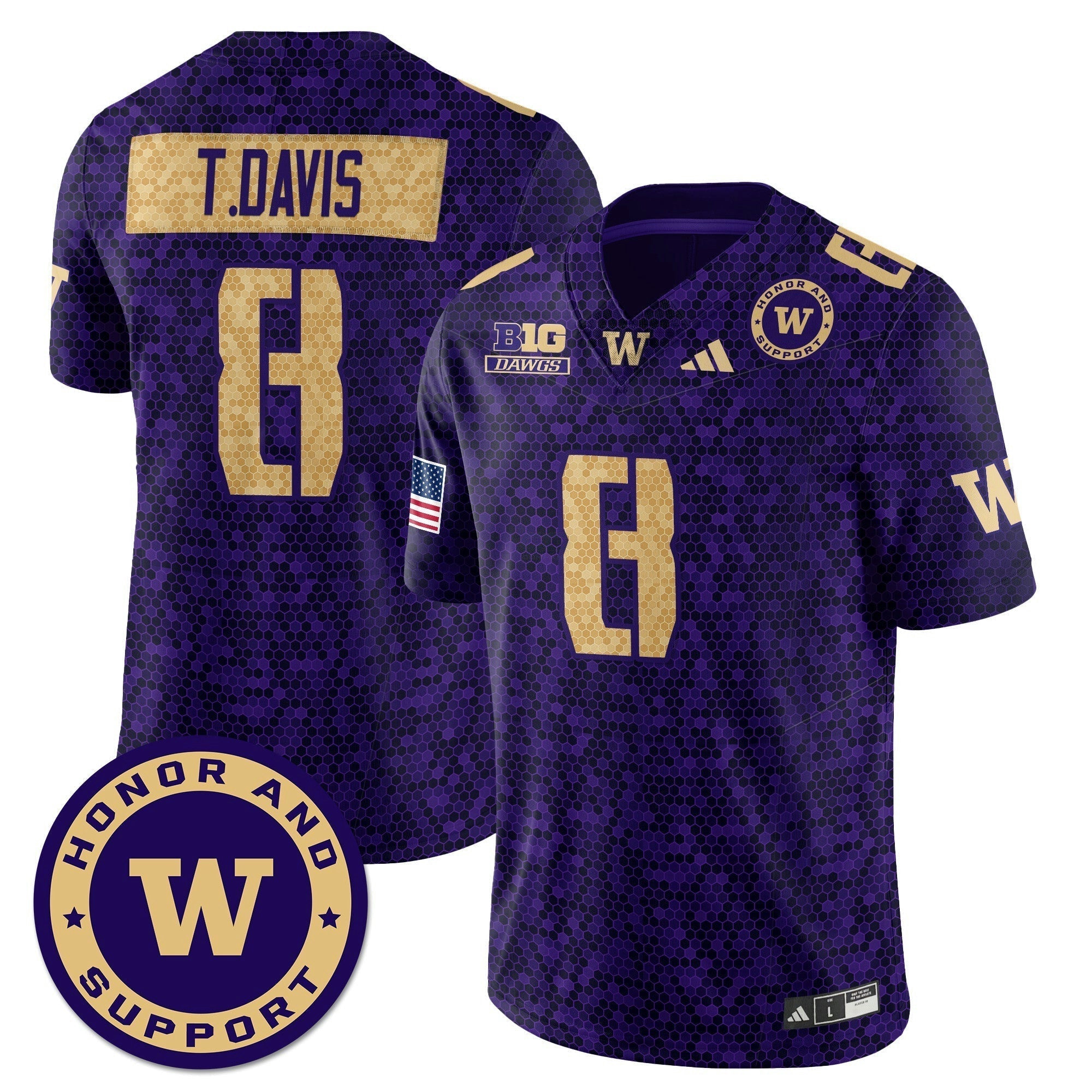 Camisa NCAA Football Honor and Support Uniform
