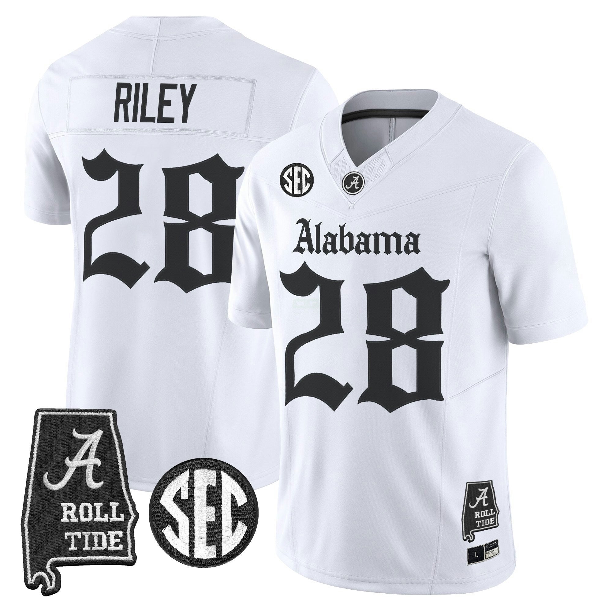 Camisa NCAA 'Gothic Edition' Vapor Limited Jersey - Alabama Map