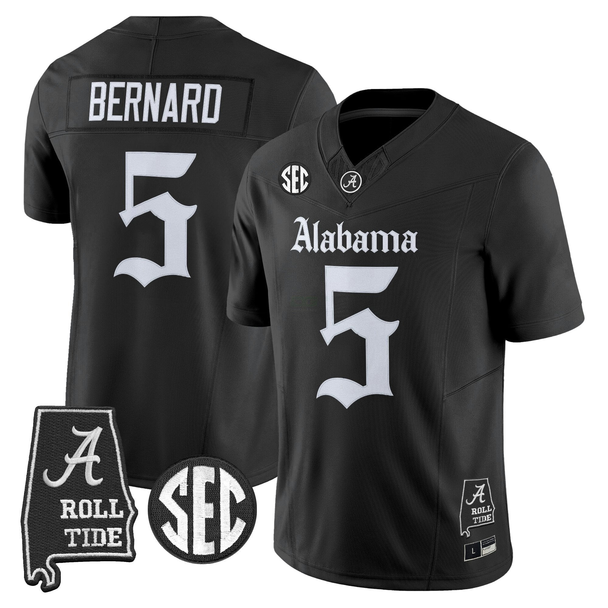 Camisa NCAA 'Gothic Edition' Vapor Limited Jersey - Alabama Map