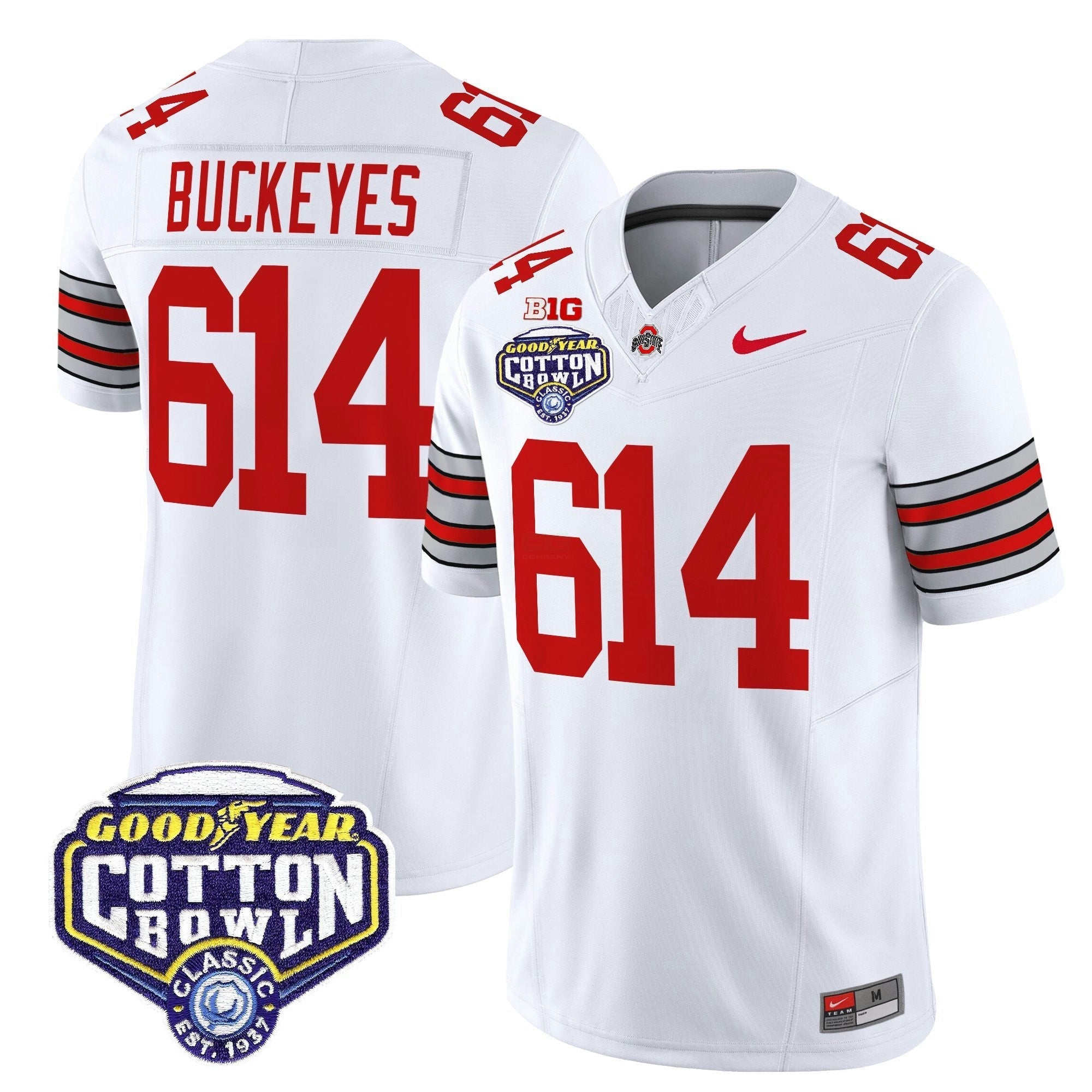 Camisa NCAA 'Heritage Stripe' Vapor Limited Jersey - 2025 Cotton Bowl Patch