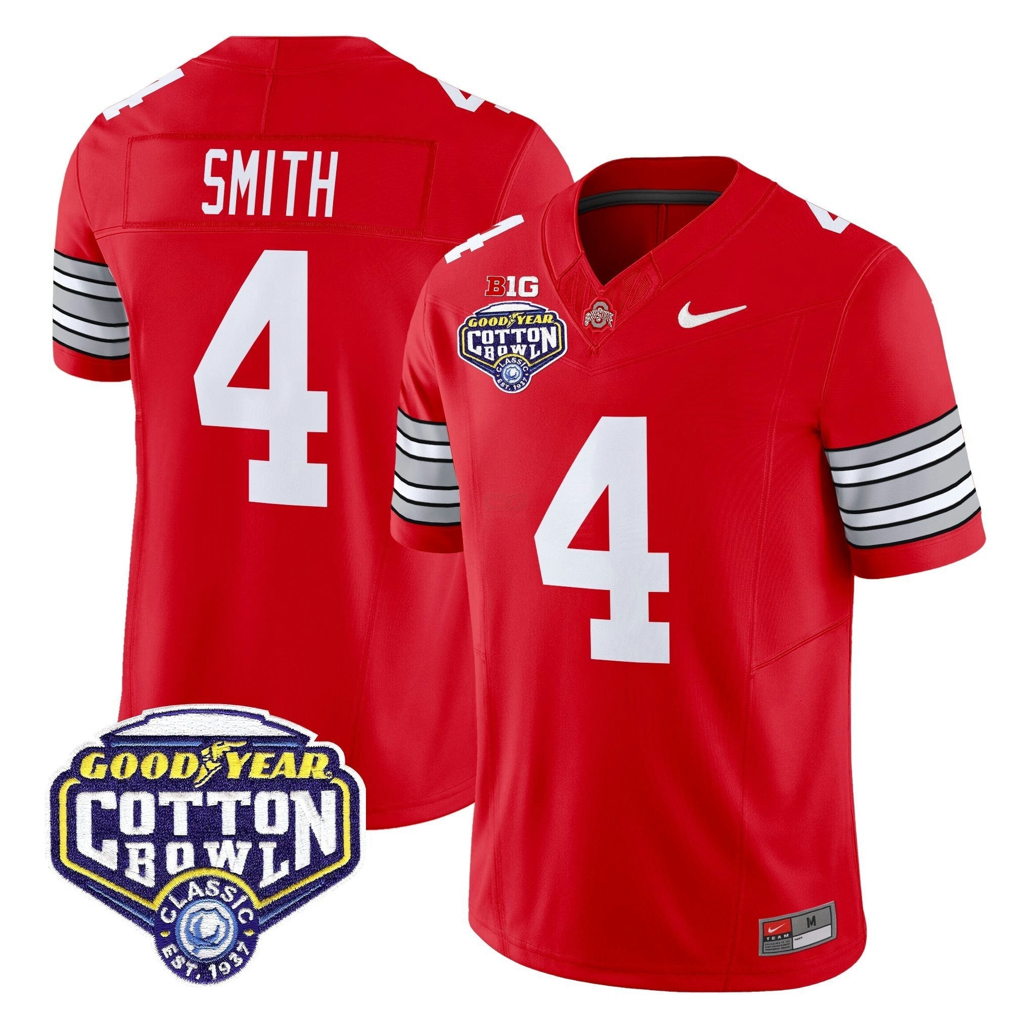 Camisa NCAA 'Heritage Stripe' Vapor Limited Jersey - 2025 Cotton Bowl Patch