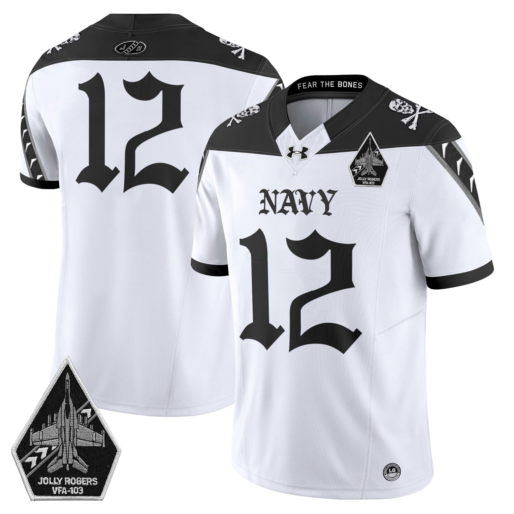 Camisa NCAA 'Jolly Rogers: Gothic Squadron Edition' Vapor Limited Jersey