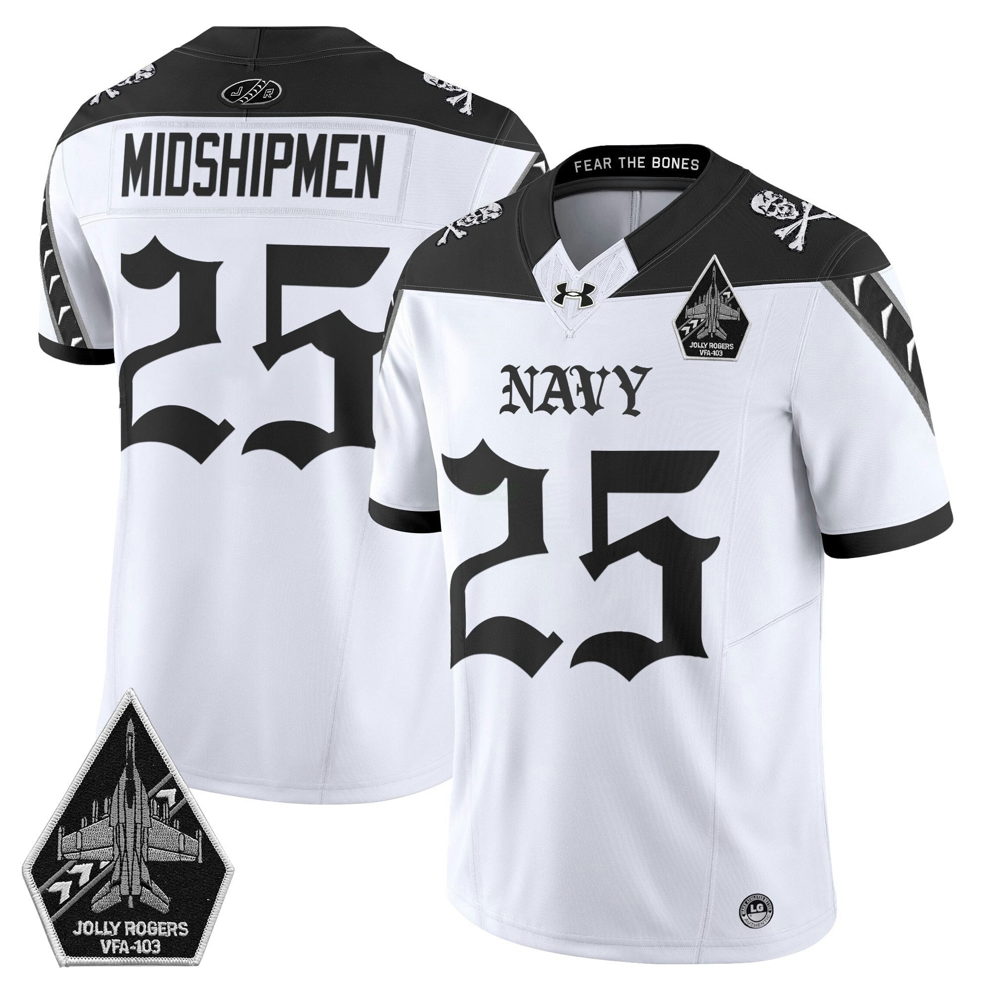 Camisa NCAA 'Jolly Rogers: Gothic Squadron Edition' Vapor Limited Jersey