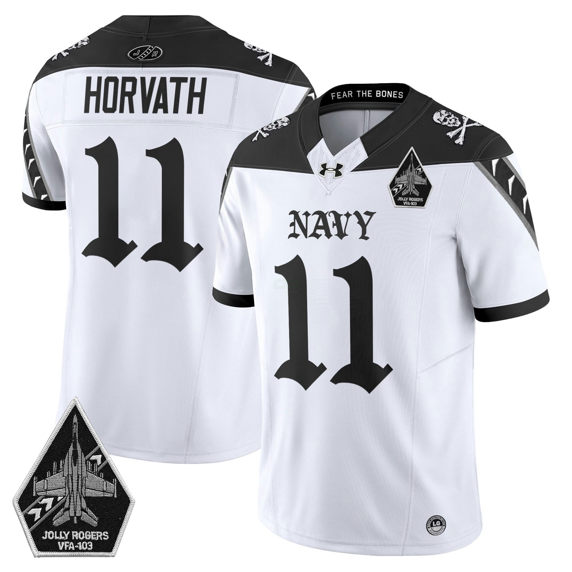 Camisa NCAA 'Jolly Rogers: Gothic Squadron Edition' Vapor Limited Jersey