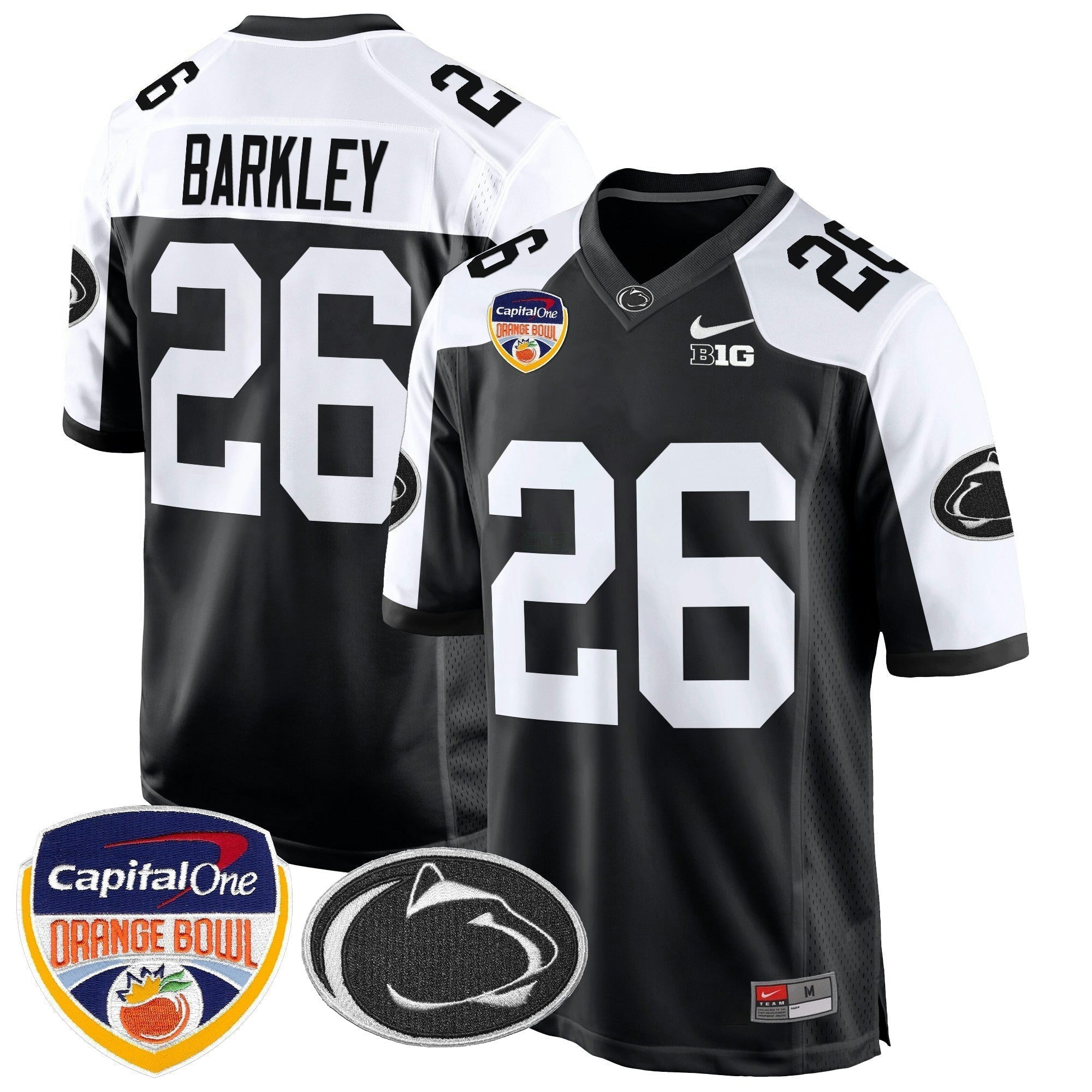 Camisa NCAA Laranja Bowl Patch Game Jersey