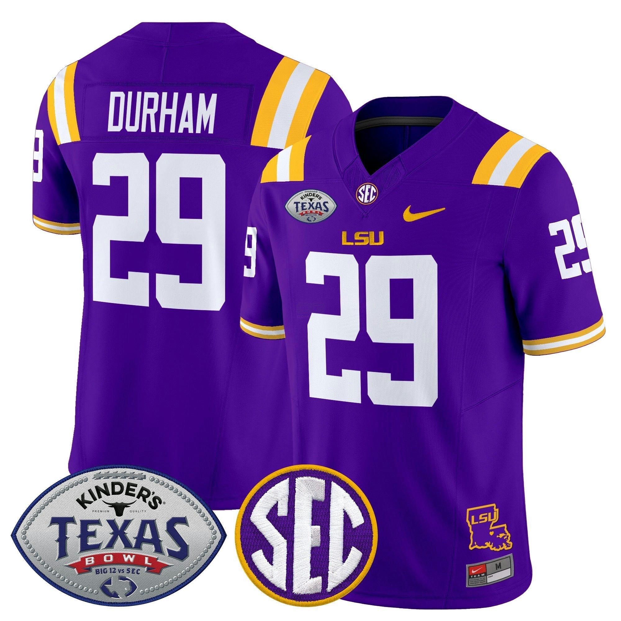 Camisa NCAA LTigers 2025 Texas Bowl Vapor Limited Jersey