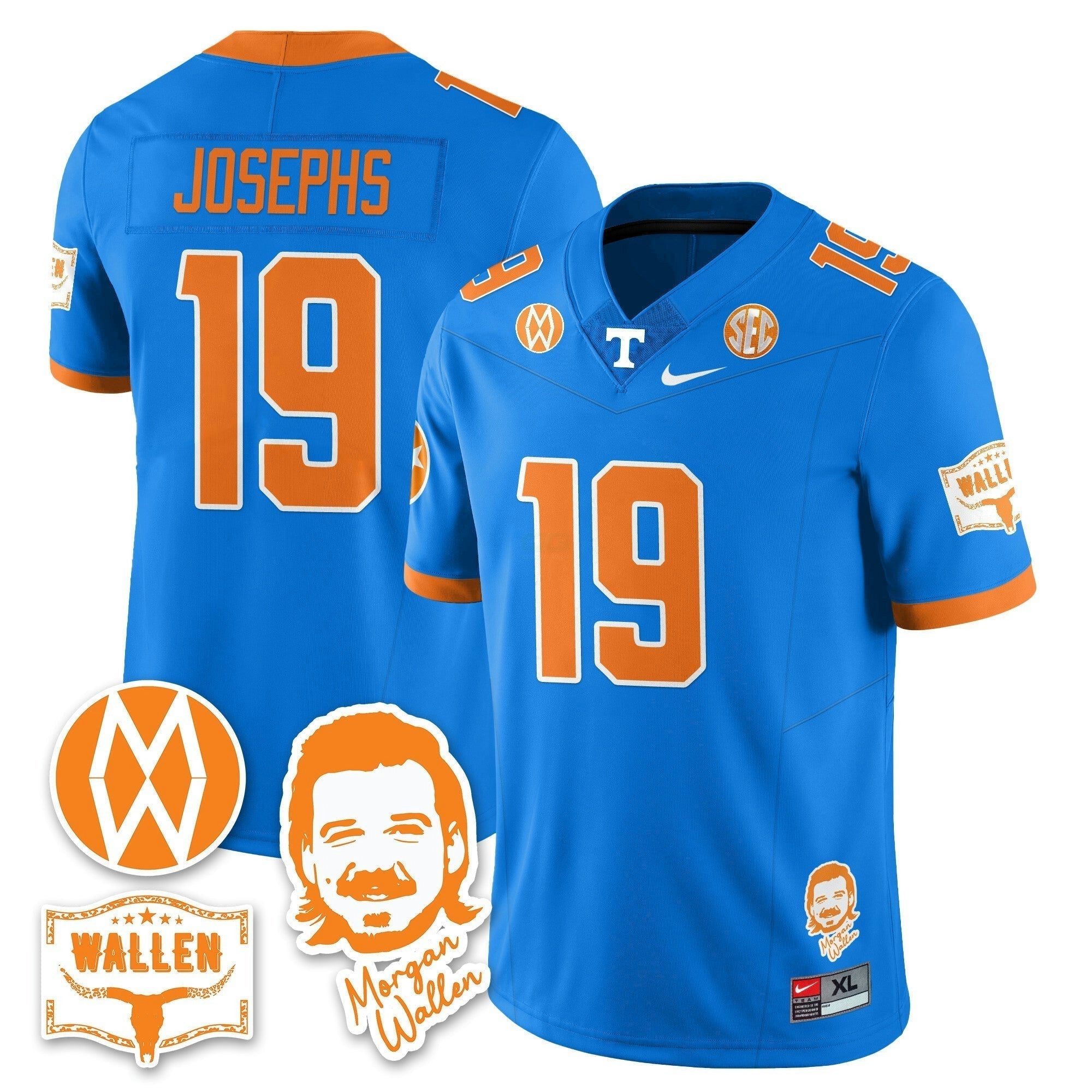 Camisa NCAA Morgan Wallen 2025 Jersey