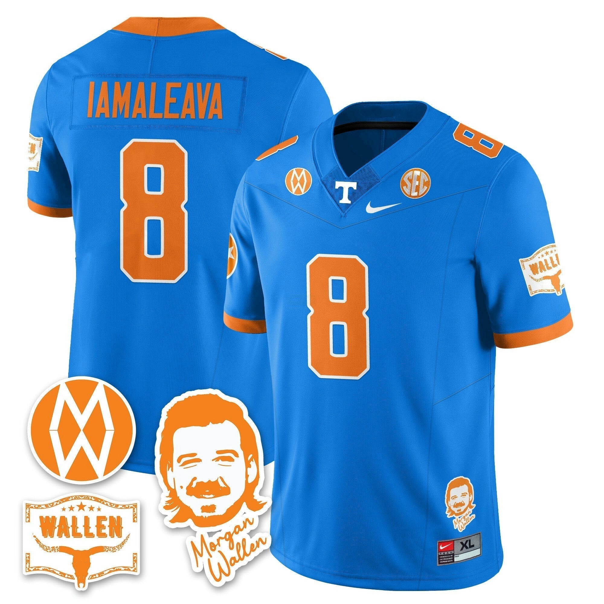 Camisa NCAA Morgan Wallen 2025 Jersey